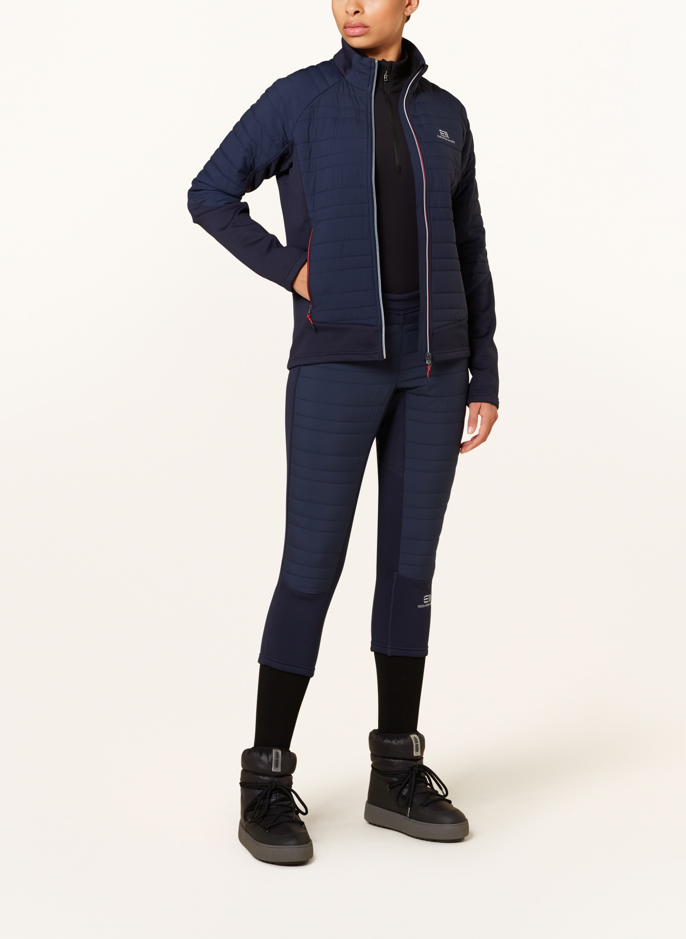 state of elevenate Mid-layer jacket FUSION in dark blue