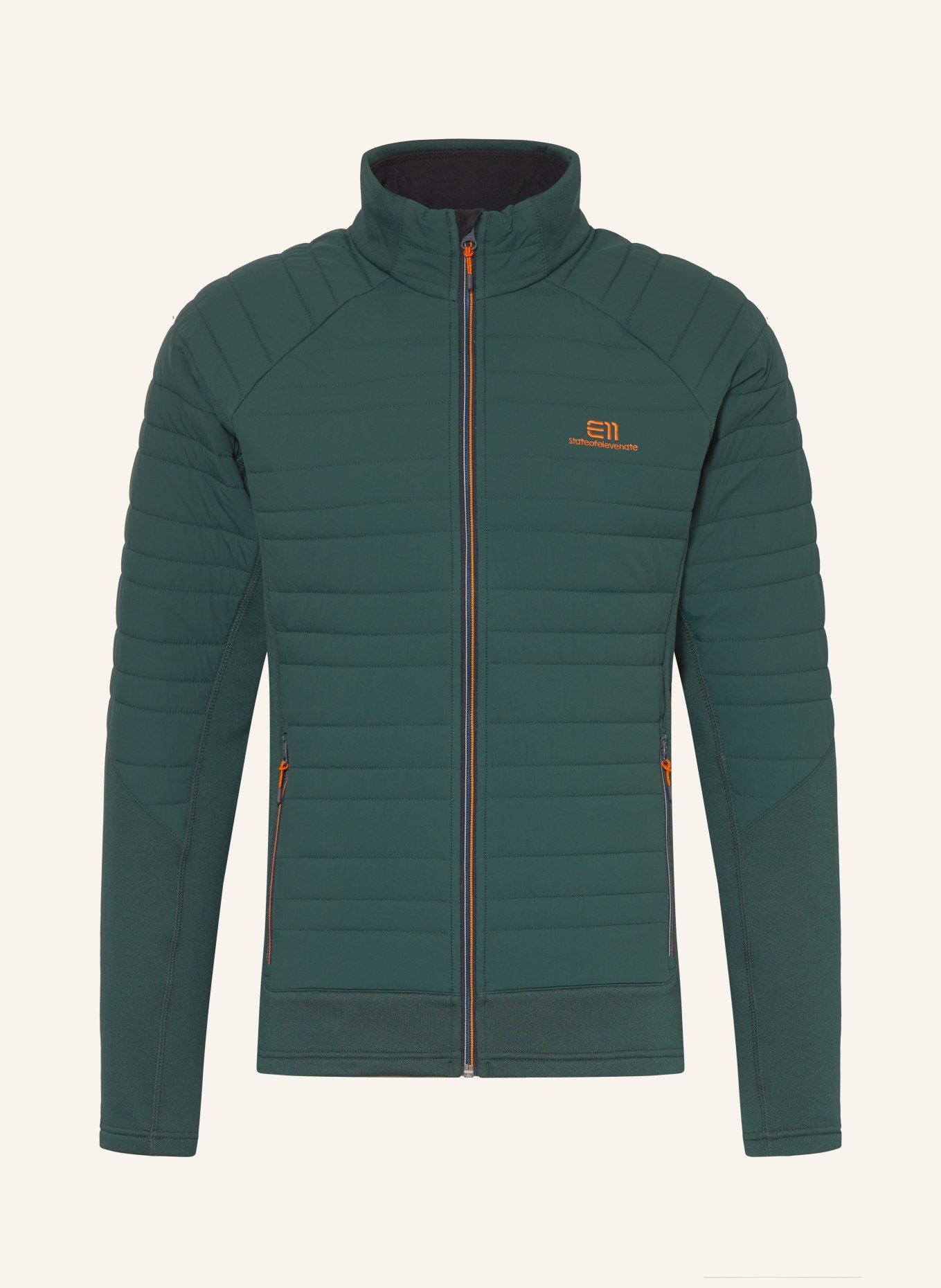 state of elevenate Mid-layer jacket FUSION STRETCH, Color: DARK GREEN (Image 1)