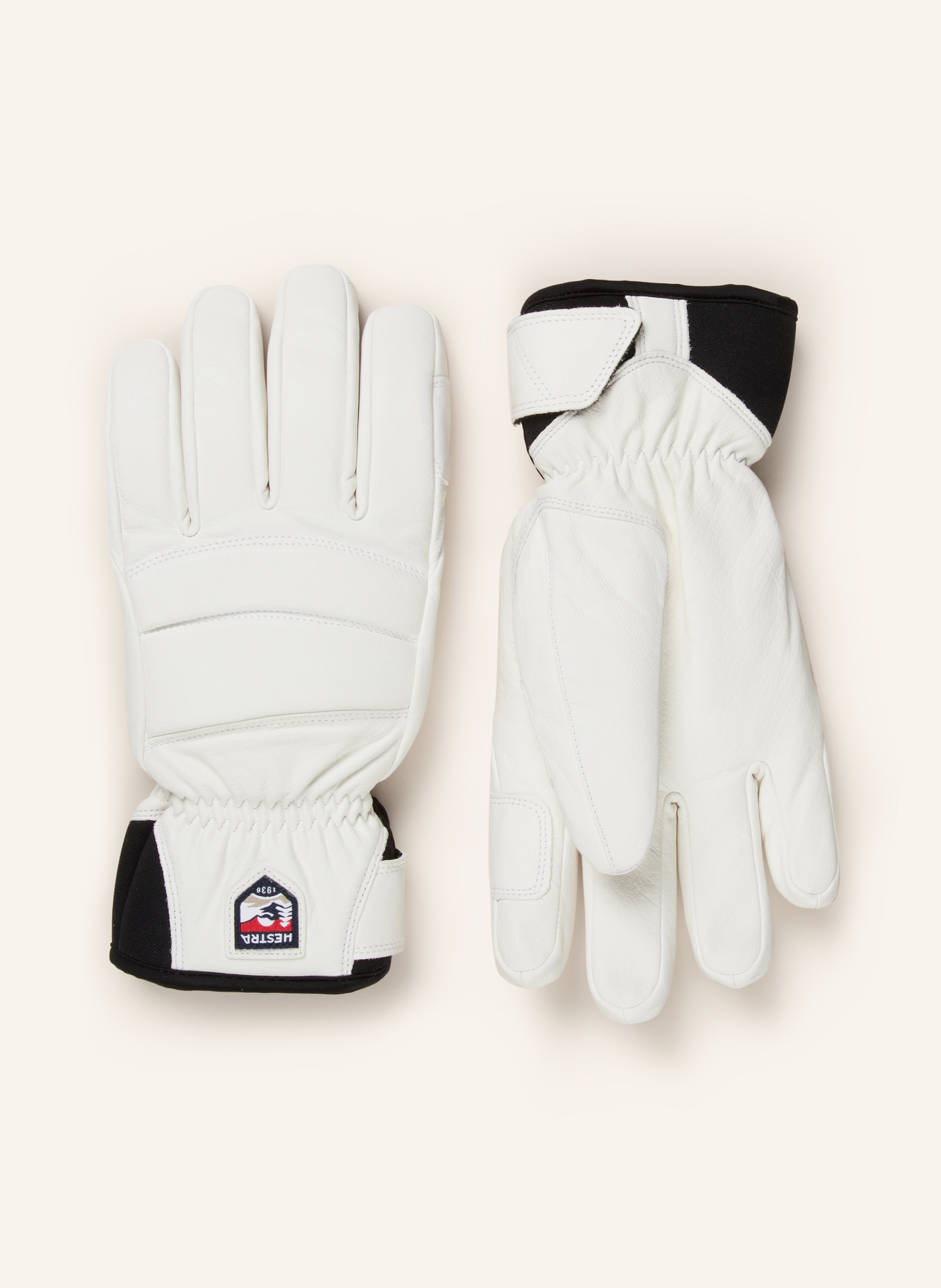 HESTRA Ski gloves FALL LINE, Color: WHITE (Image 1)