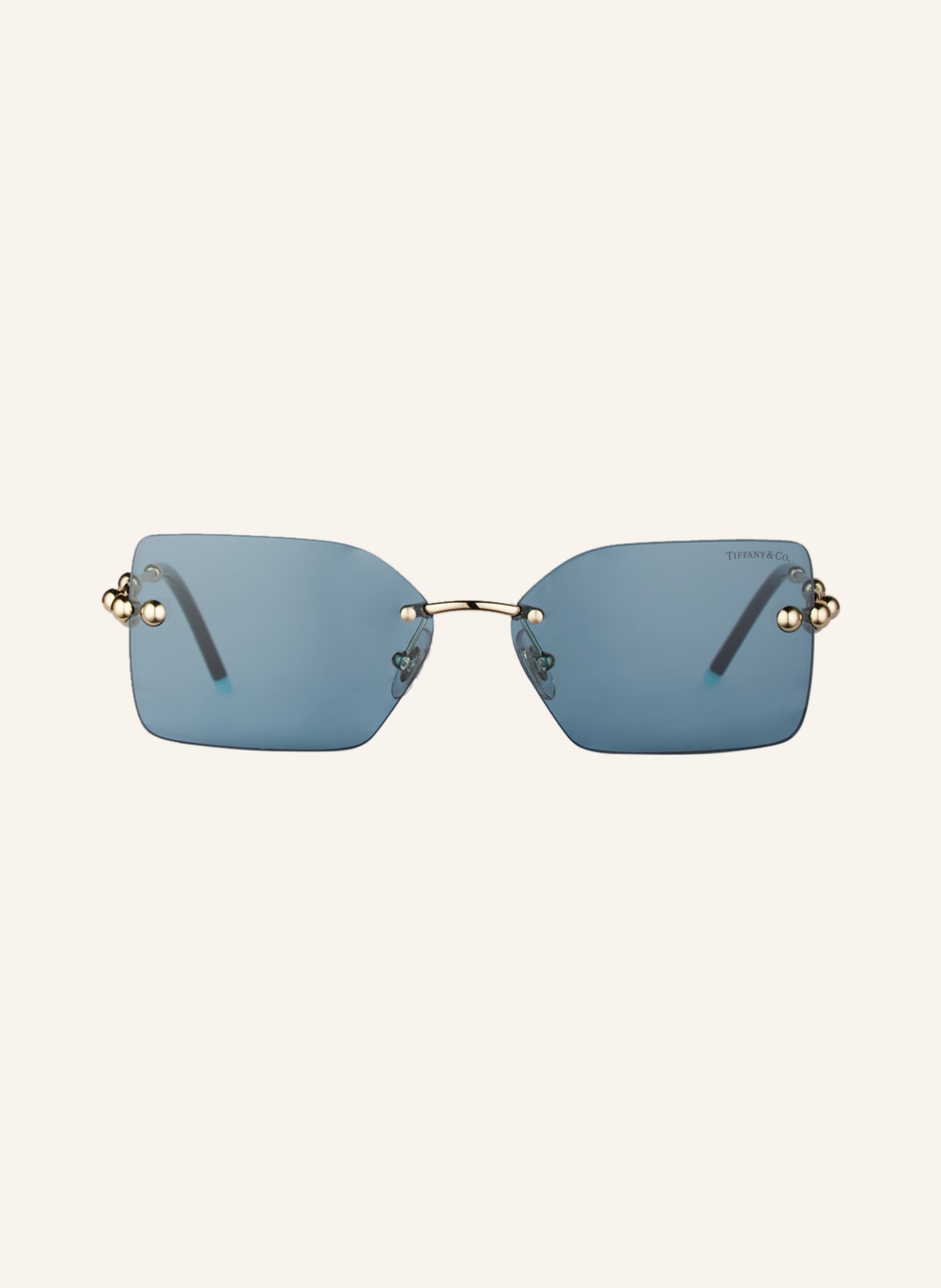 TIFFANY & Co. Sunglasses TF3088, Color: 617680 - GOLD/BLUE (Image 2)