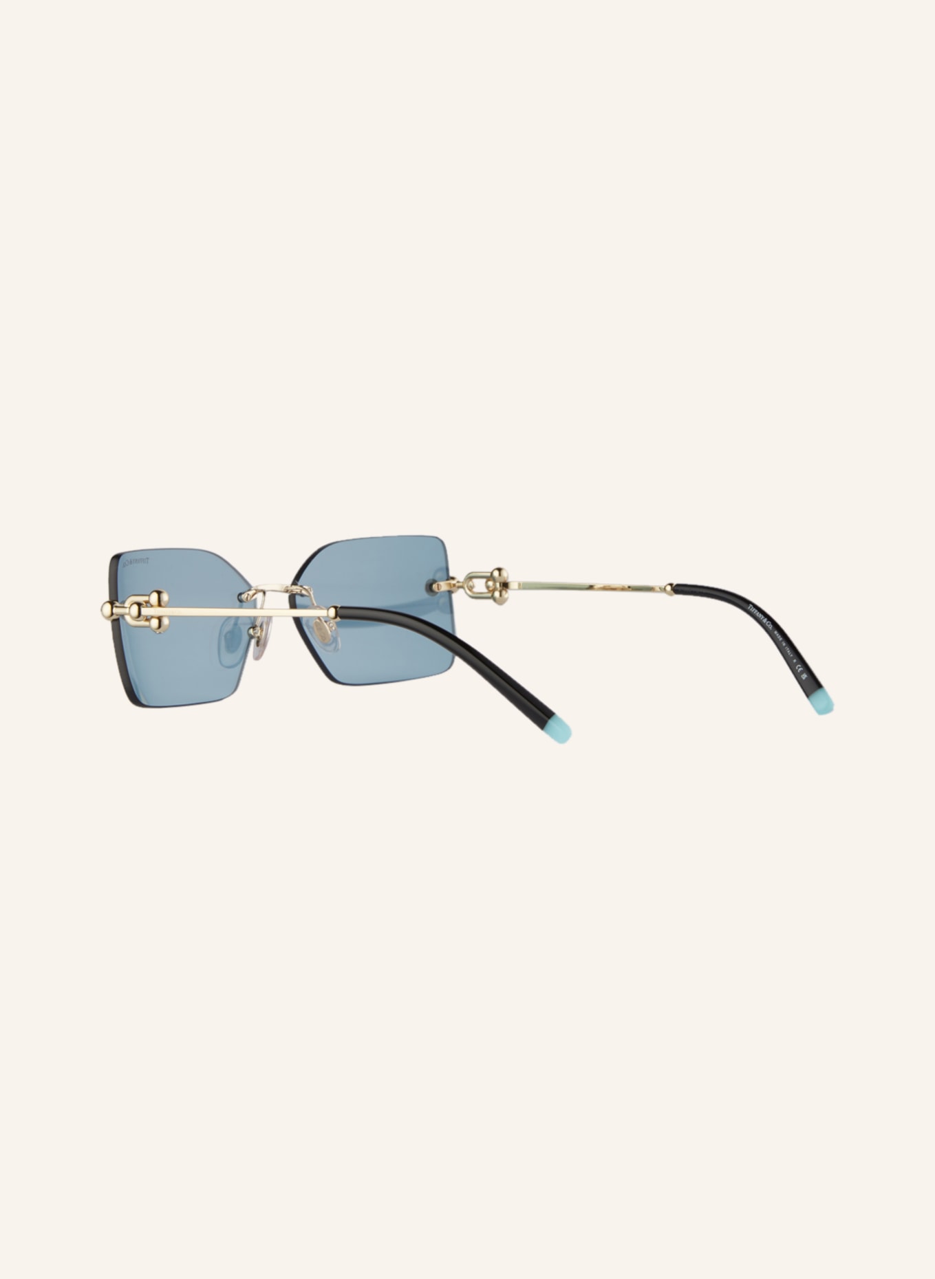 TIFFANY & Co. Sunglasses TF3088, Color: 617680 - GOLD/BLUE (Image 4)