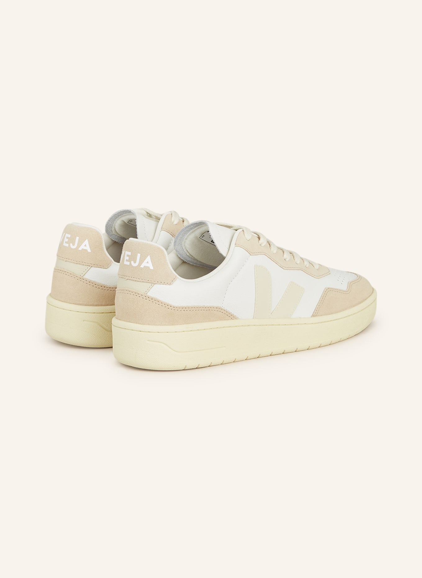 VEJA Sneakers V-90, Color: WHITE/ BEIGE (Image 2)