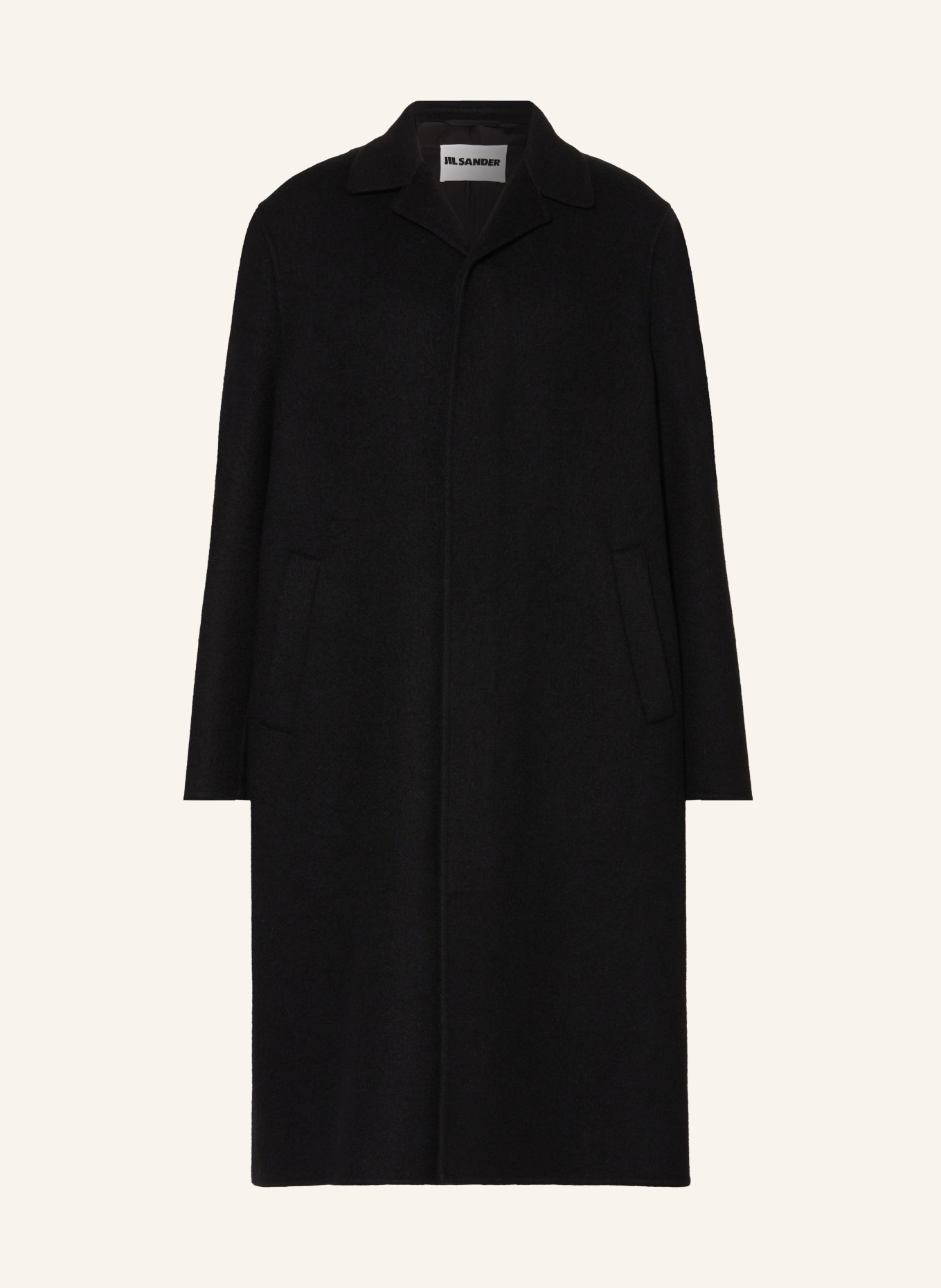 JIL SANDER Wool coat, Color: BLACK (Image 1)