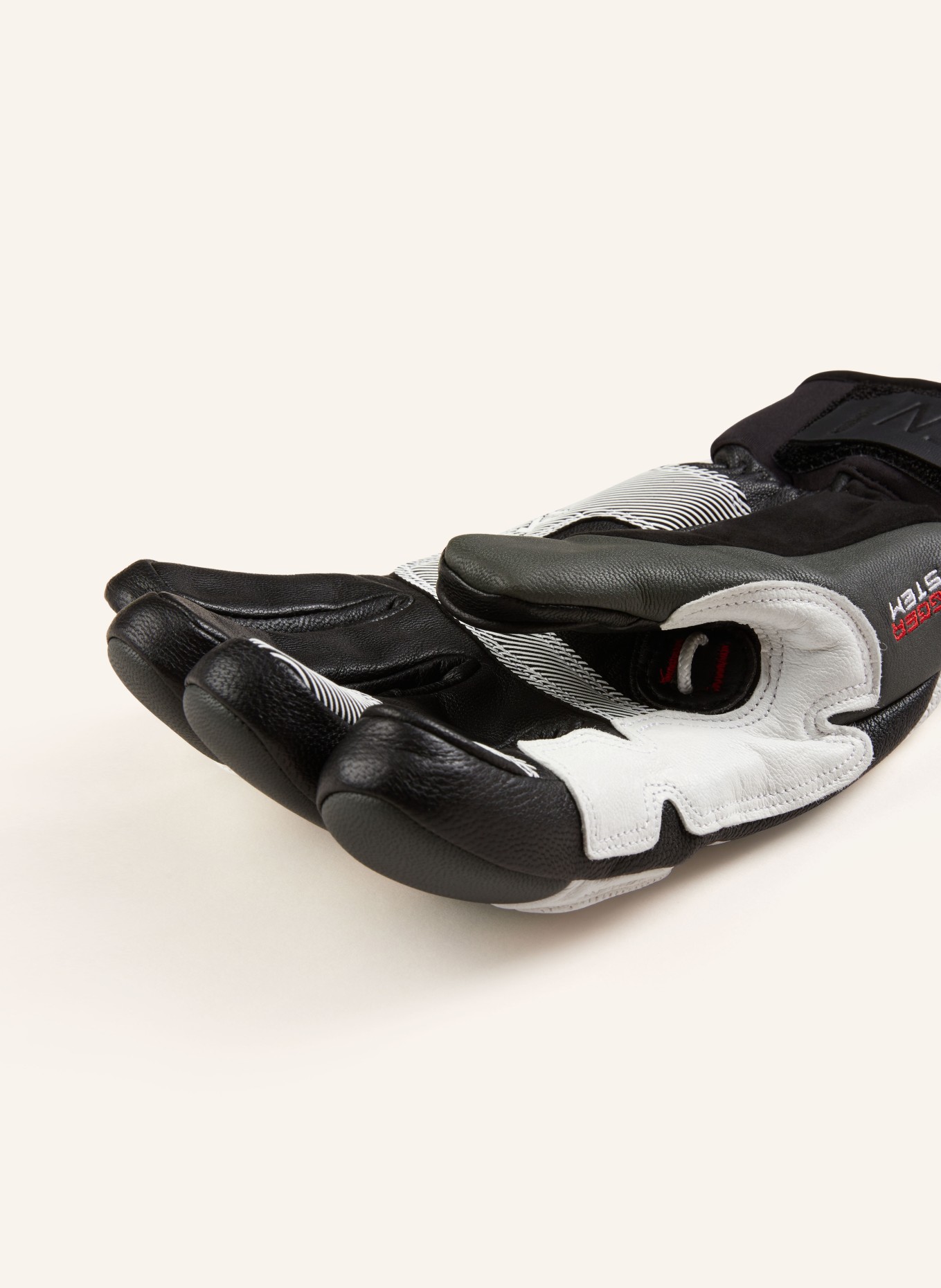 LEKI Ski gloves GRIFFIN PRIME 3D, Color: WHITE/ BLACK (Image 2)