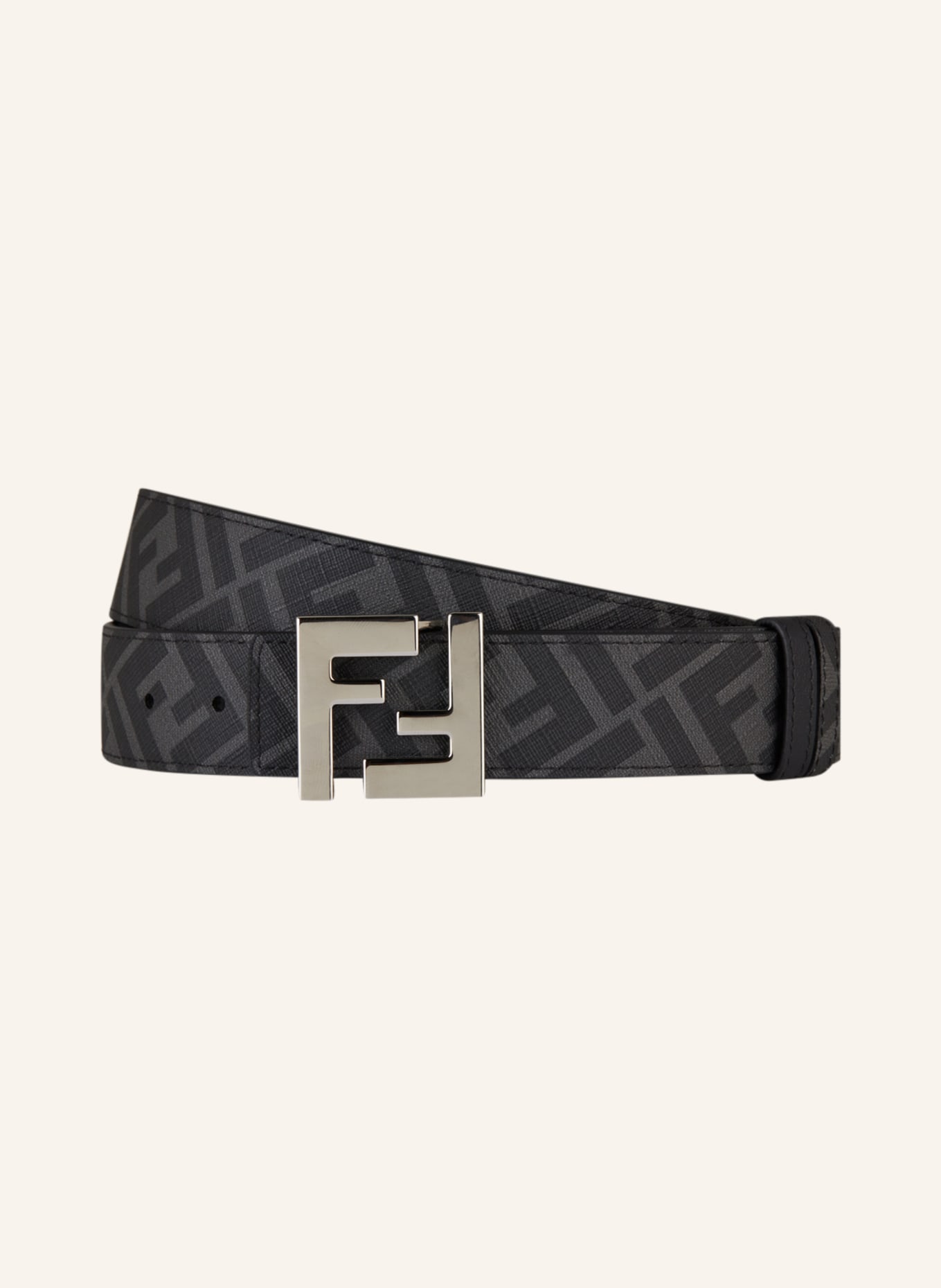 FENDI Reversible belt, Color: GRAY/ DARK GRAY (Image 2)