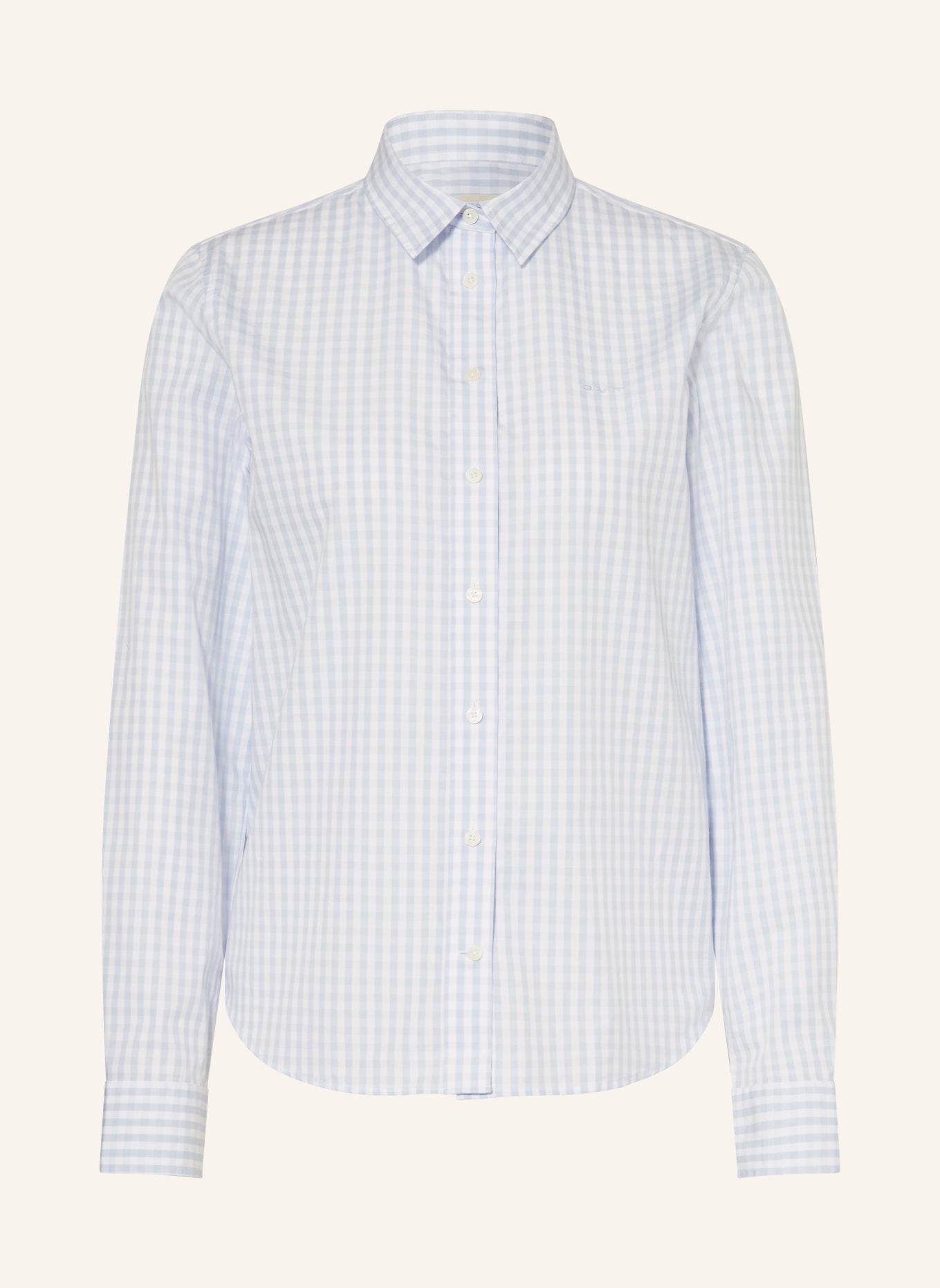 GANT Shirt blouse, Color: LIGHT BLUE/ WHITE (Image 1)