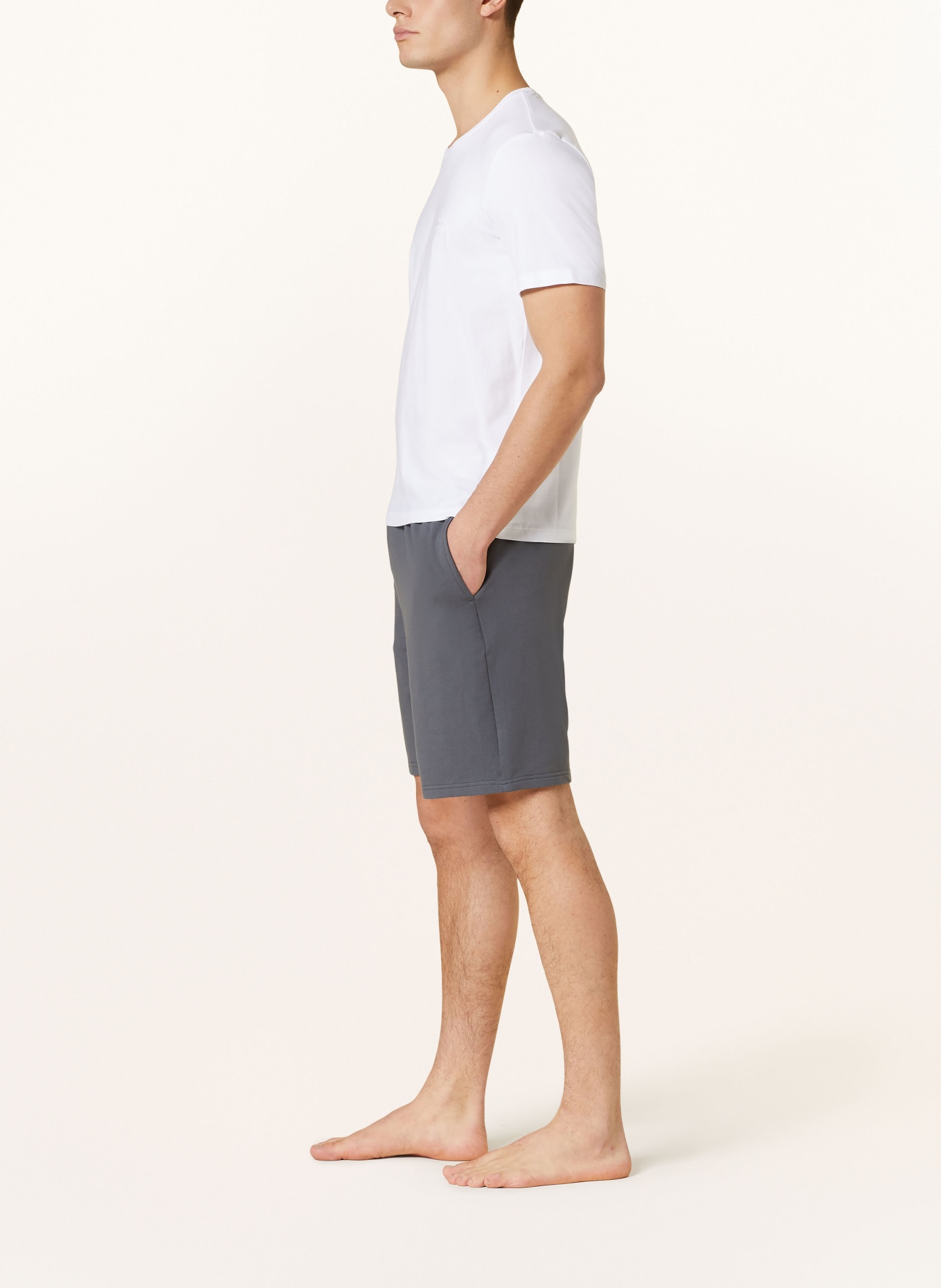 Calvin Klein Szorty od piżamy MODERN COTTON, Kolor: CZIEMNOSZARY (Obrazek 4)