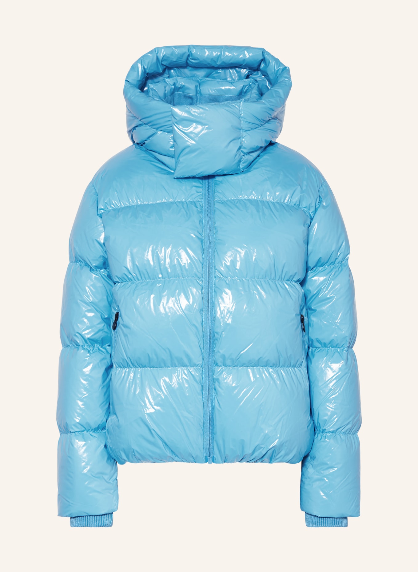 PERFECT MOMENT Down ski jacket JANUARY, Color: NEON BLUE (Image 1)