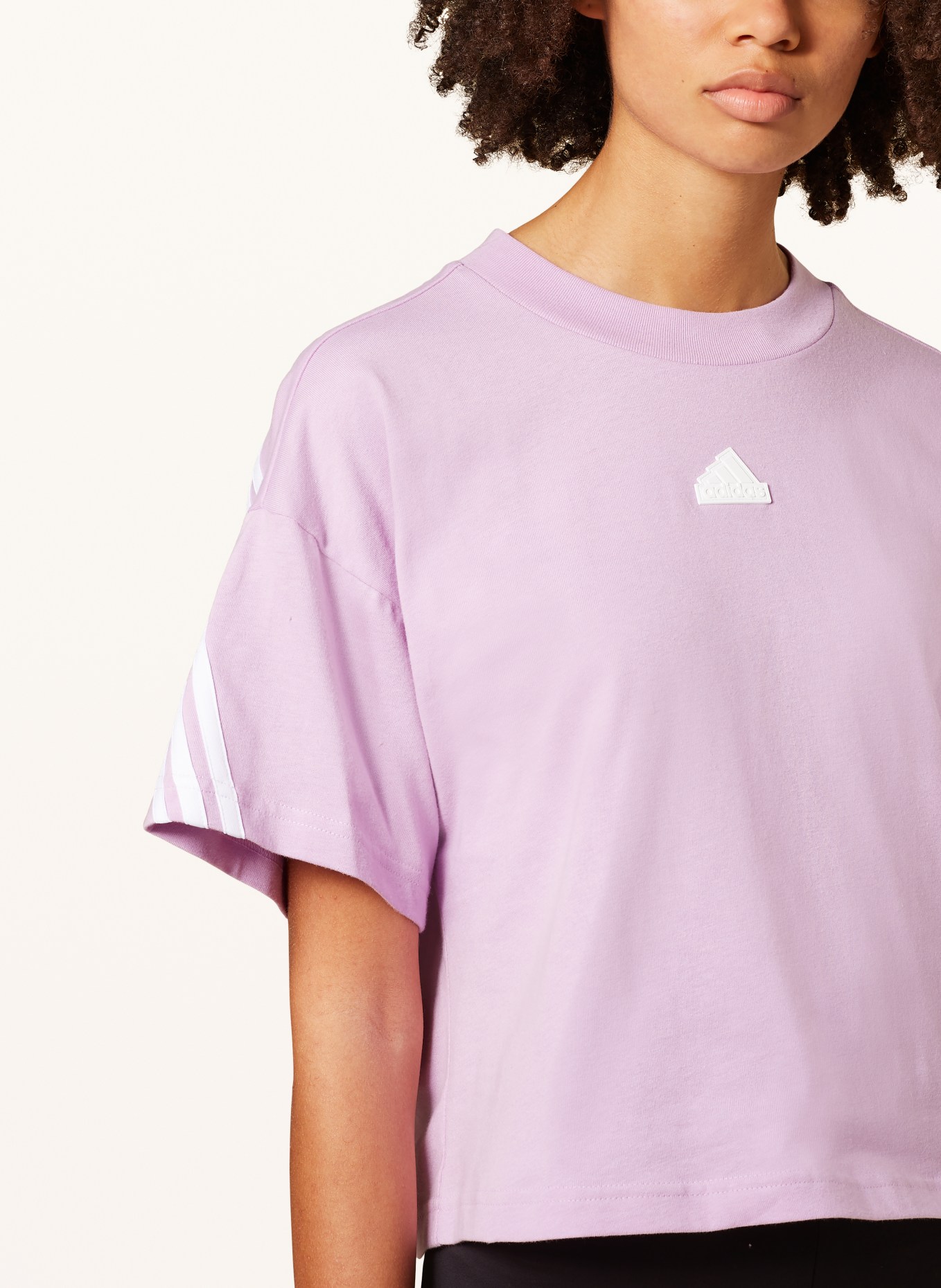 light purple adidas shirt