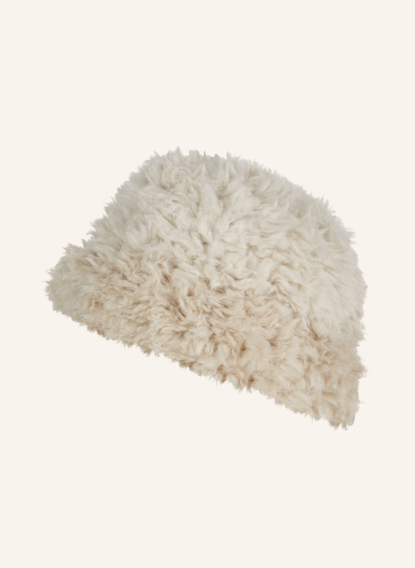 GOLDBERGH Bucket hat BIRD made of faux fur, Color: CREAM (Image 1)