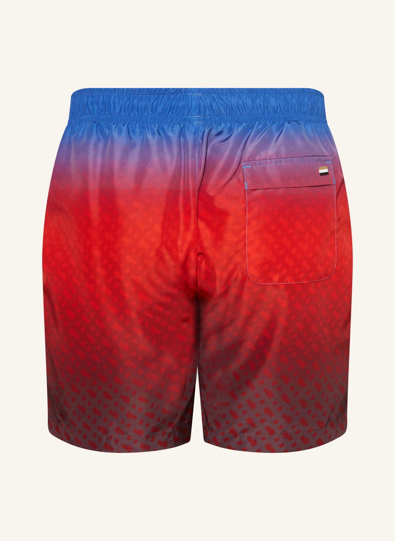 BOSS Swim shorts HEAT, Color: BLUE/ DARK RED/ RED (Image 2)