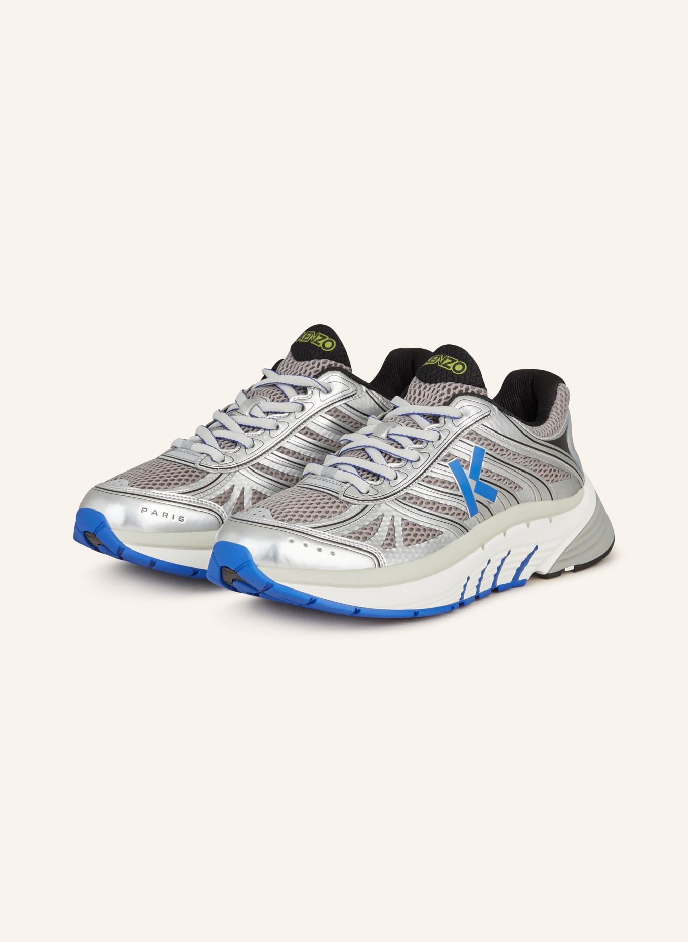 KENZO Sneakers, Color: SILVER/ BLUE (Image 1)