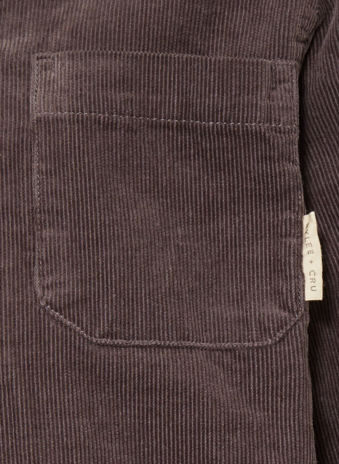 Rylee + Cru Cord-Overshirt, Farbe: GRAU (Bild 3)