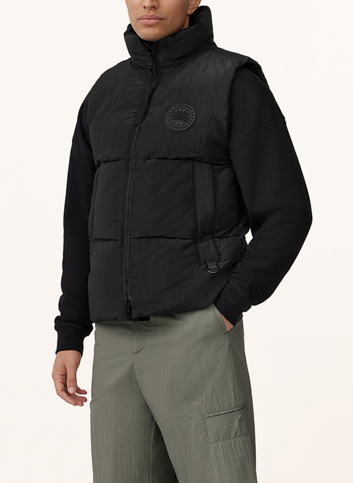 CANADA GOOSE Down vest EVERETT, Color: BLACK (Image 4)