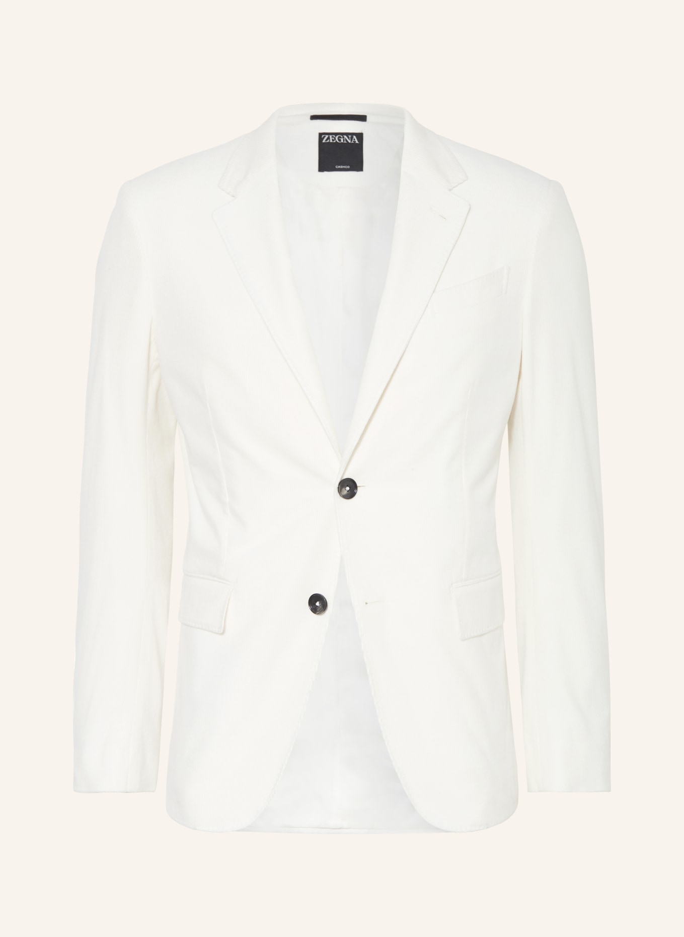 ZEGNA Corduroy jacket CASHCO regular fit, Color: WHITE (Image 1)
