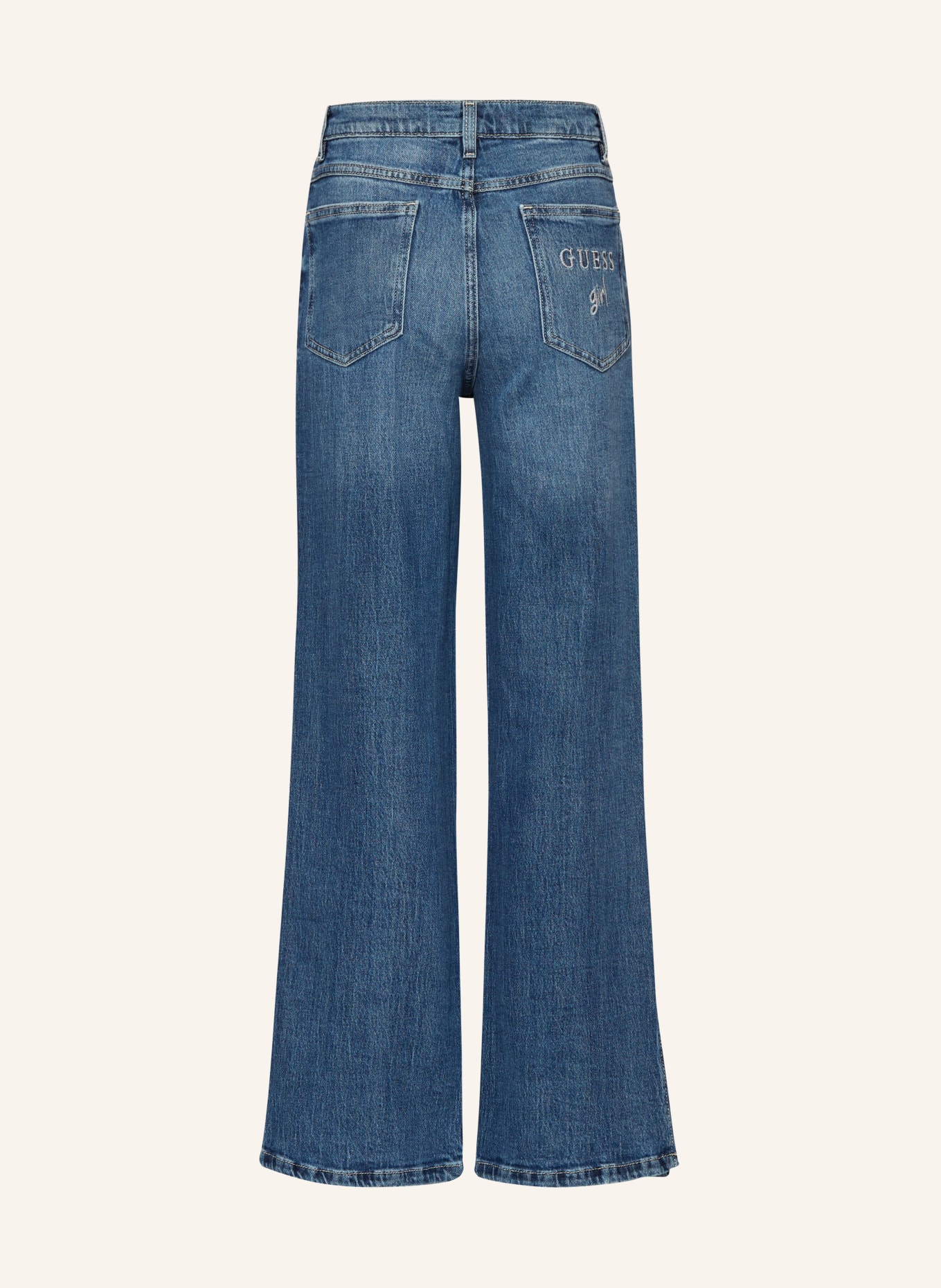 GUESS Jeans mit Schmucksteinen, Farbe: RGDN NEW RIGID DARK WA (Bild 2)
