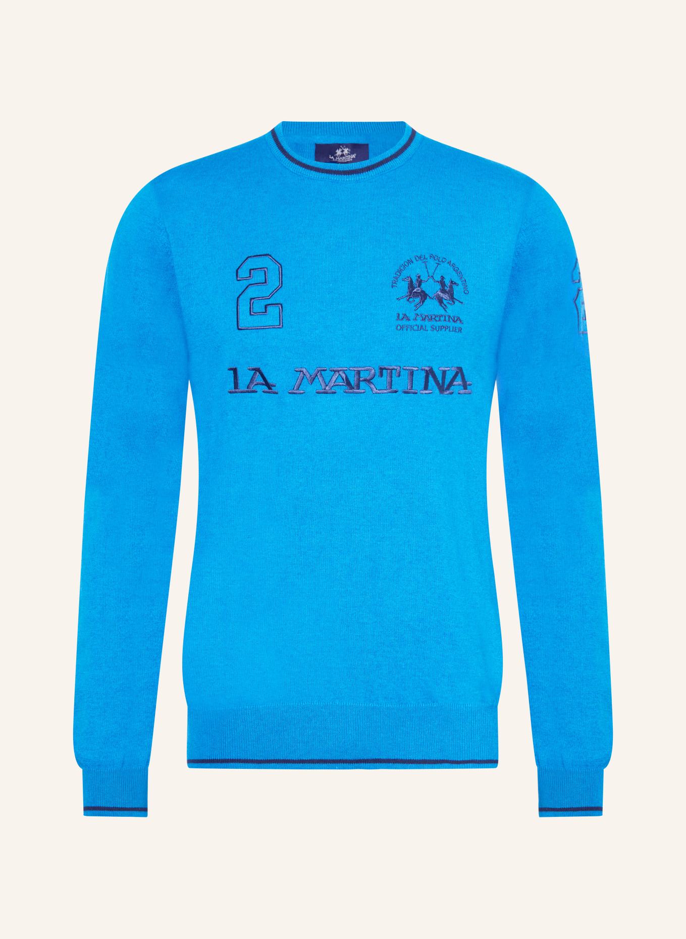 LA MARTINA Sweater, Color: BLUE/ DARK BLUE (Image 1)