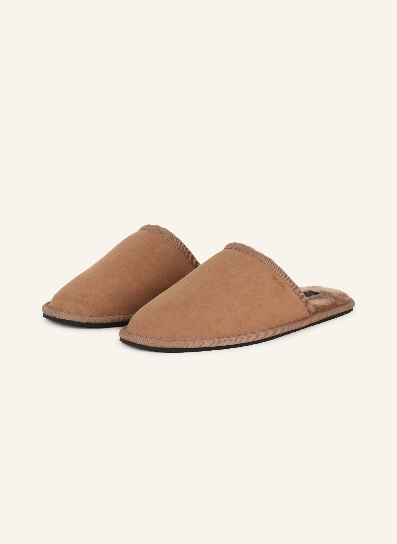 BOSS Slippers, Color: BEIGE (Image 1)
