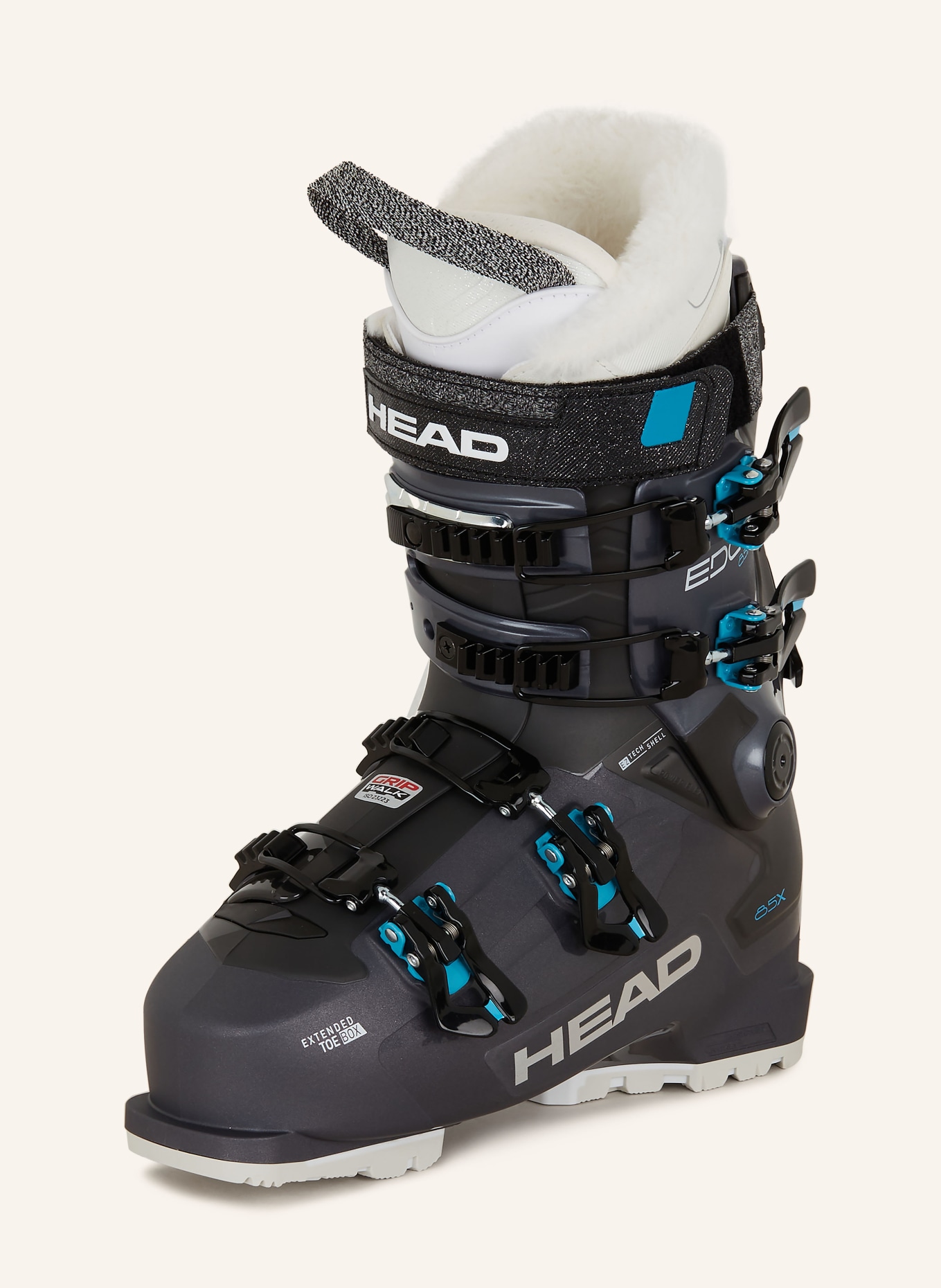 HEAD Ski boots EDGE 85 X HV GW, Color: DARK GRAY/ TEAL (Image 1)