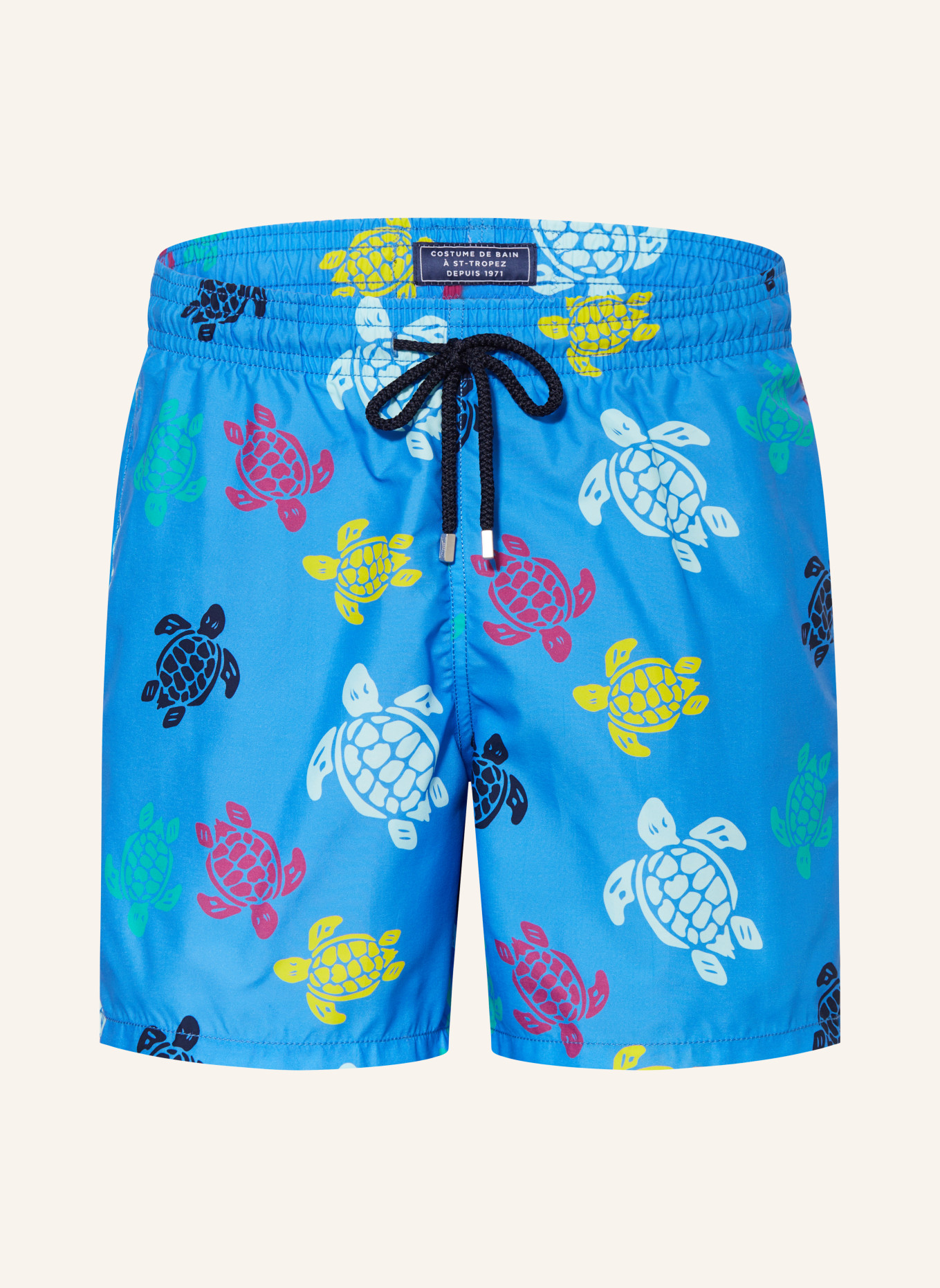 VILEBREQUIN Swim shorts MOOREA, Color: BLUE/ GREEN/ YELLOW (Image 1)