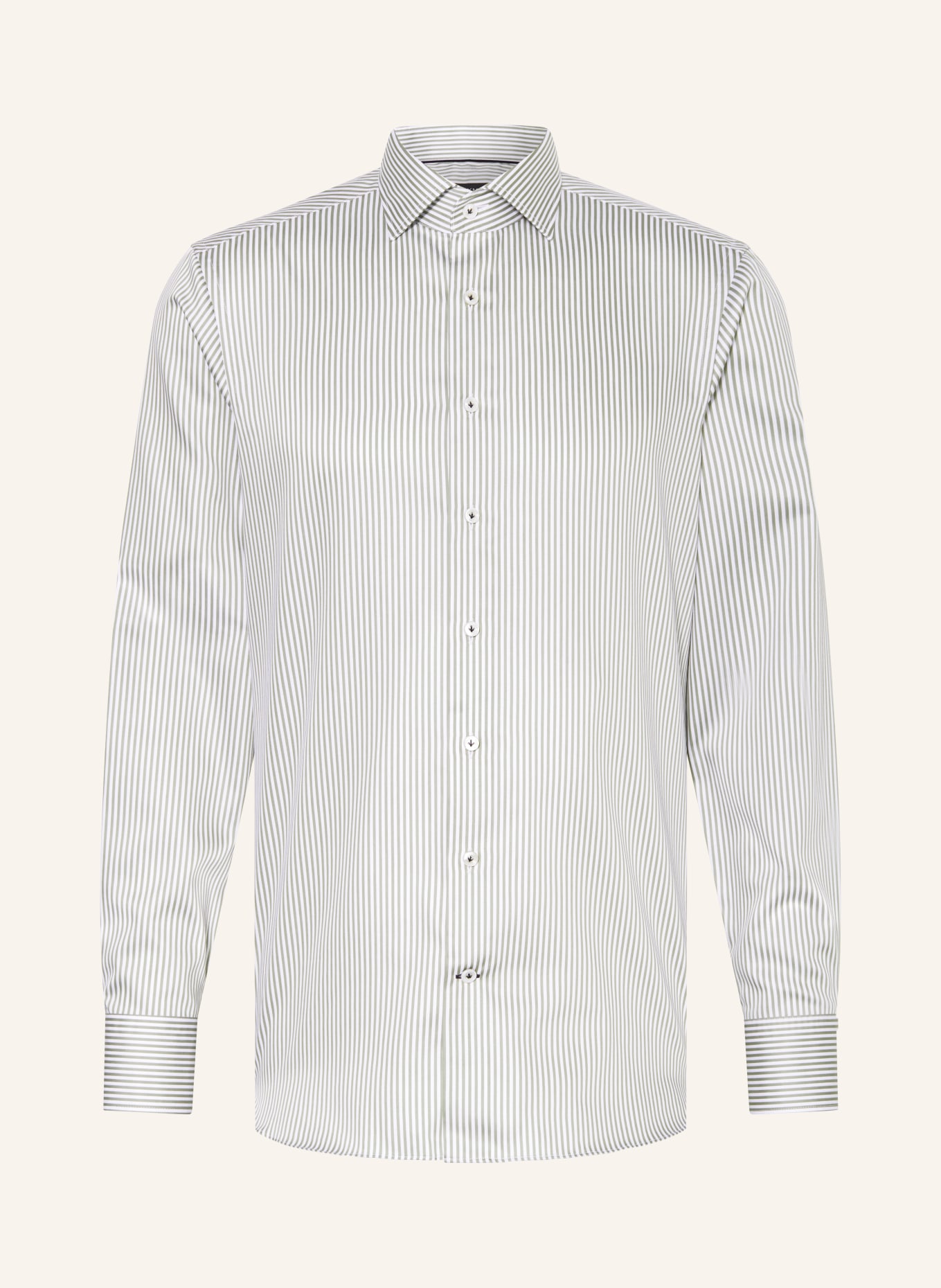 OLYMP SIGNATURE Hemd tailored fit, Farbe: HELLGRÜN/ WEISS (Bild 1)