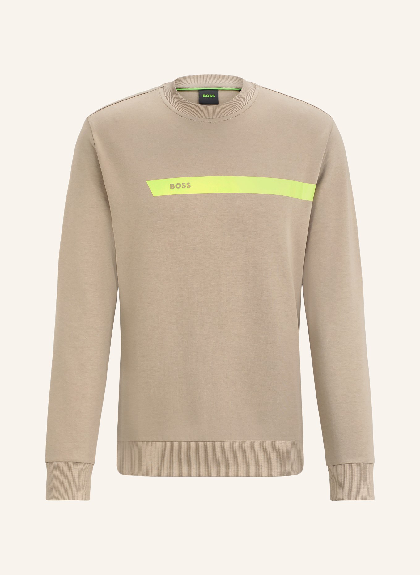 BOSS Sweatshirt SALBO, Color: BEIGE (Image 1)