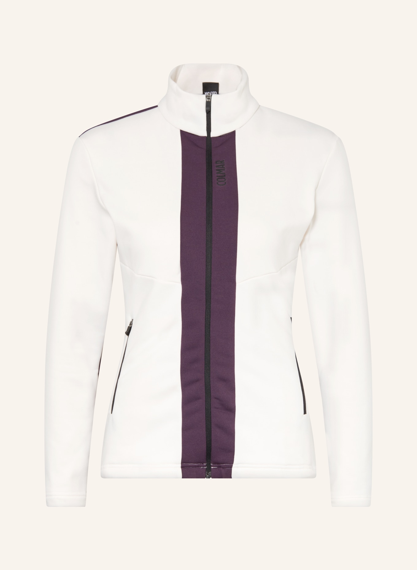 COLMAR Mid-layer jacket, Color: WHITE/ DARK PURPLE (Image 1)