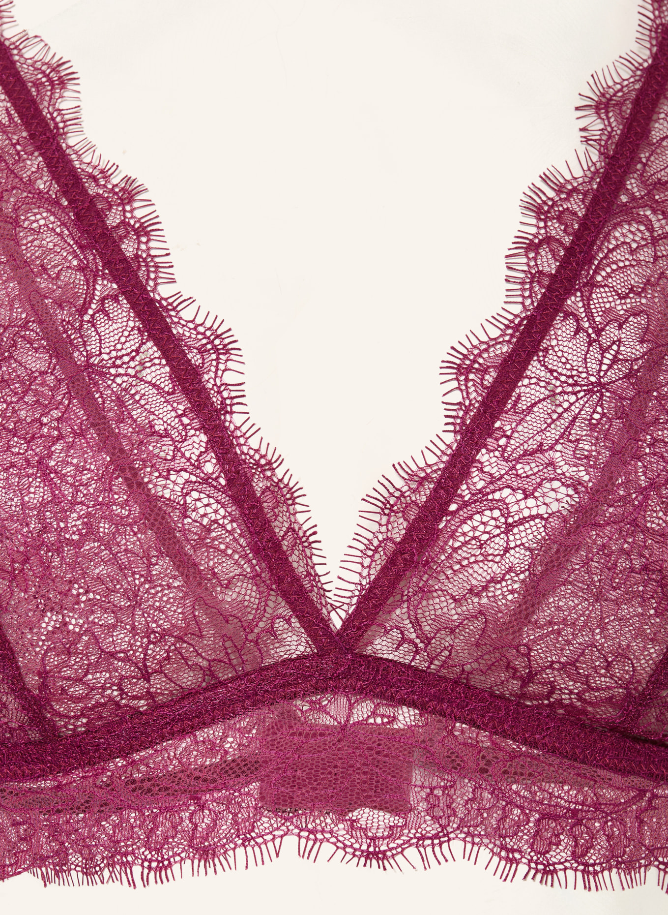 LOVE Stories Triangle bra CHERIE, Color: DARK PURPLE (Image 3)