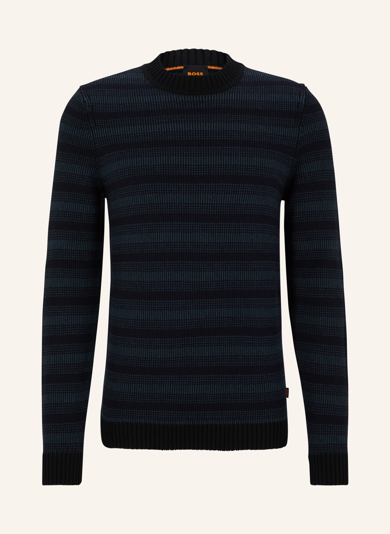 BOSS Sweater AMODEROS, Color: TEAL/ DARK BLUE (Image 1)