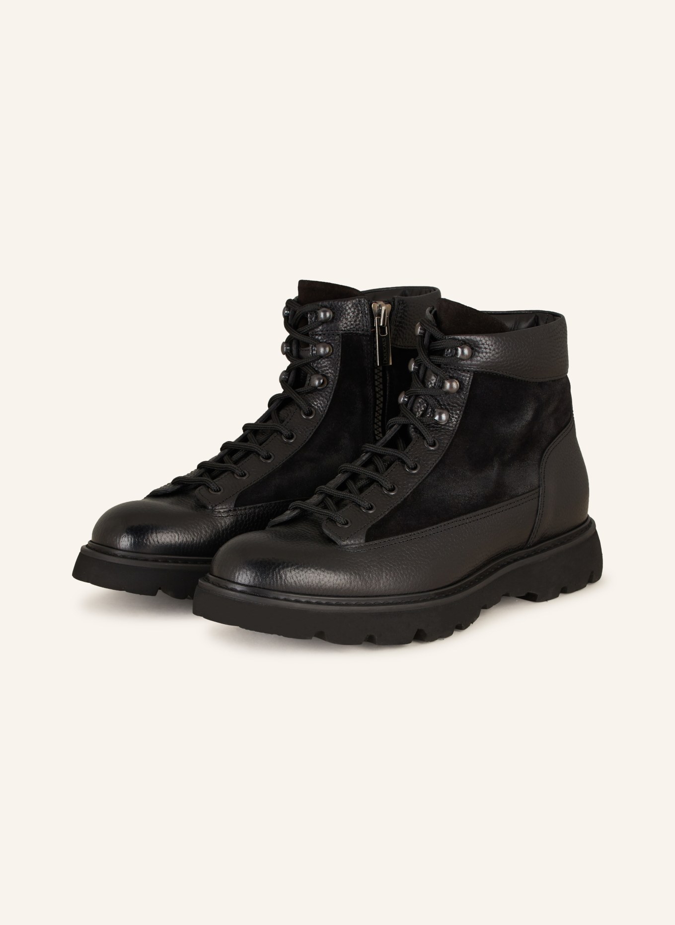 DOUCAL'S Lace-up boots, Color: BLACK (Image 1)