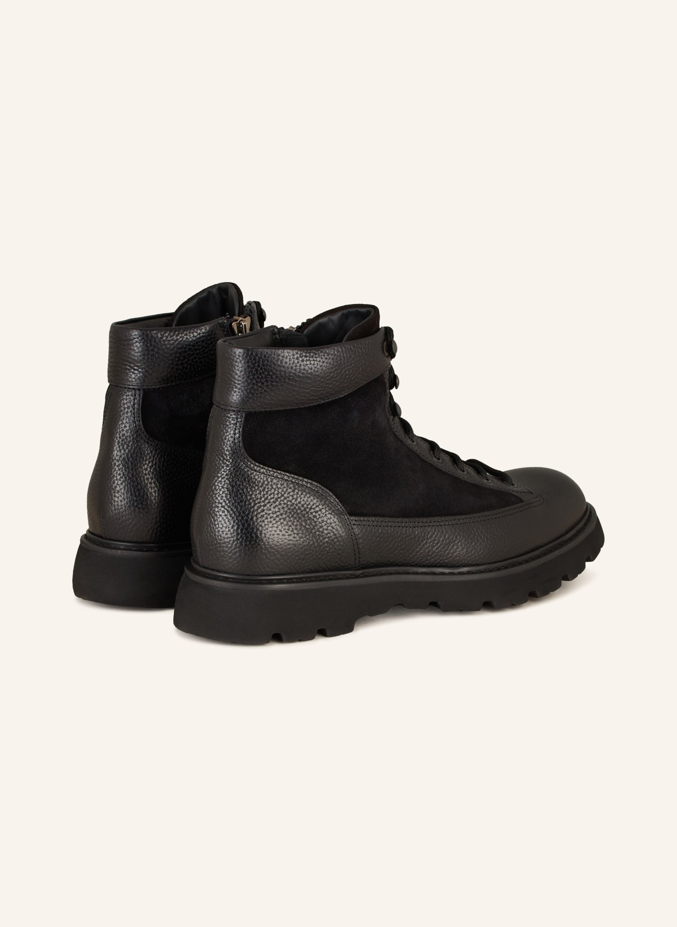 DOUCAL'S Lace-up boots, Color: BLACK (Image 2)