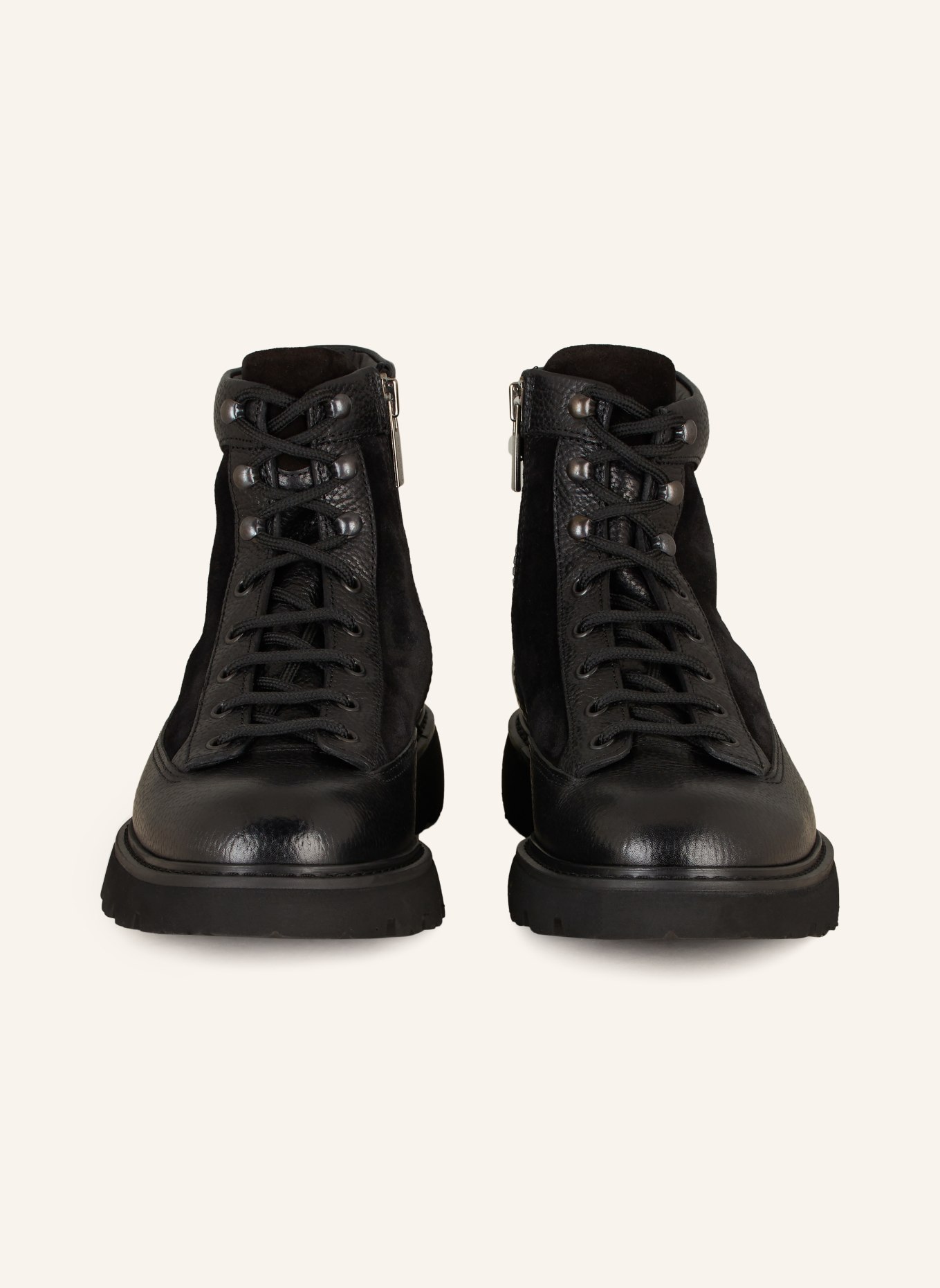DOUCAL'S Lace-up boots, Color: BLACK (Image 3)