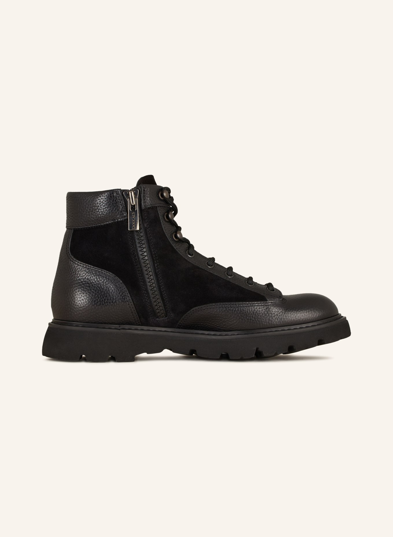 DOUCAL'S Lace-up boots, Color: BLACK (Image 5)
