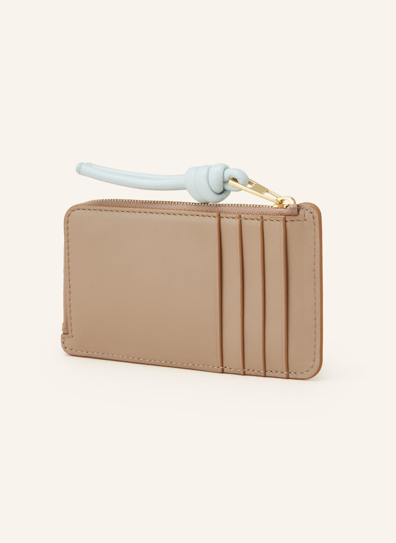 LOEWE Card case with coin compartment, Color: LIGHT BROWN (Image 2)