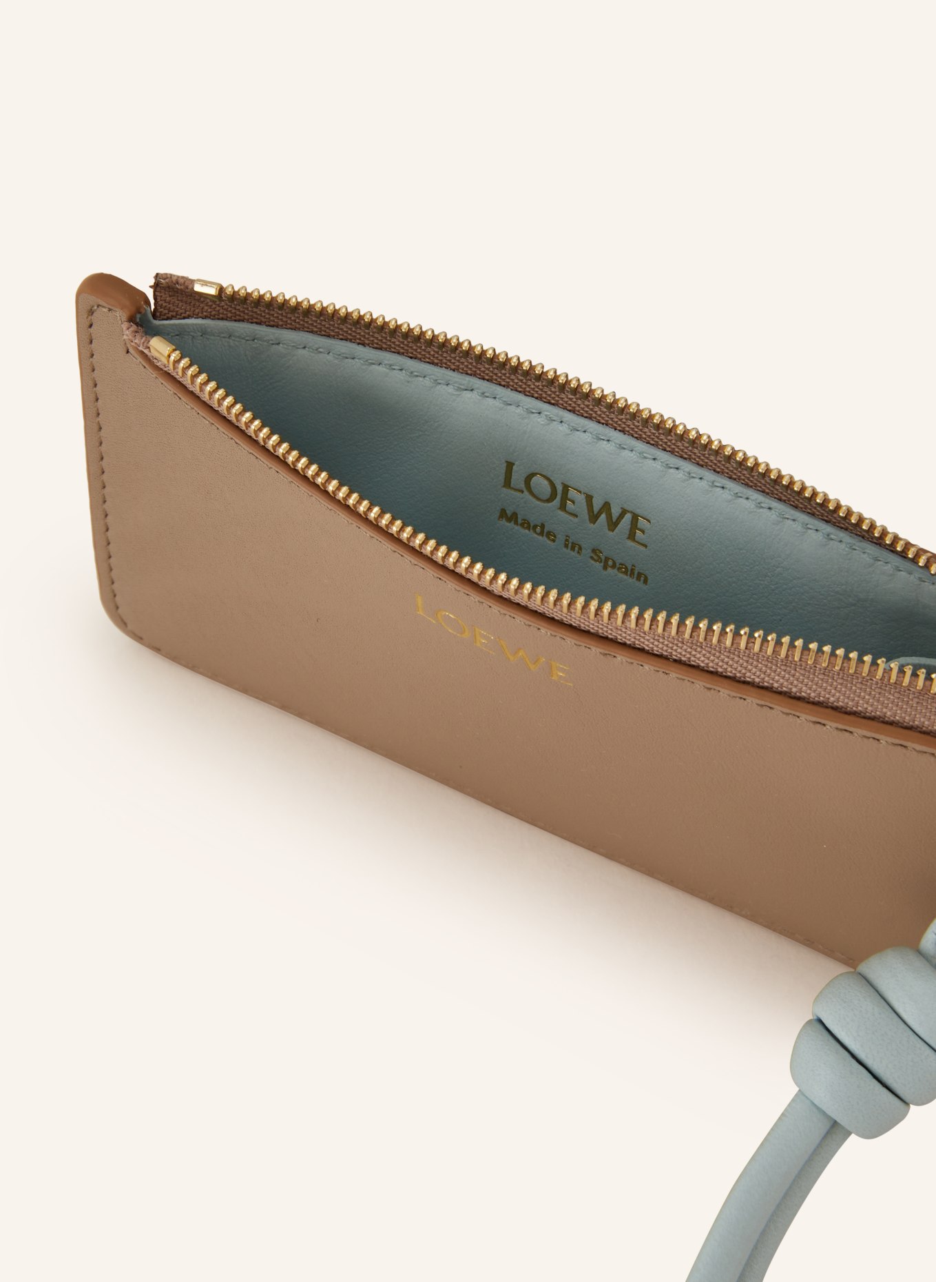 LOEWE Card case with coin compartment, Color: LIGHT BROWN (Image 3)