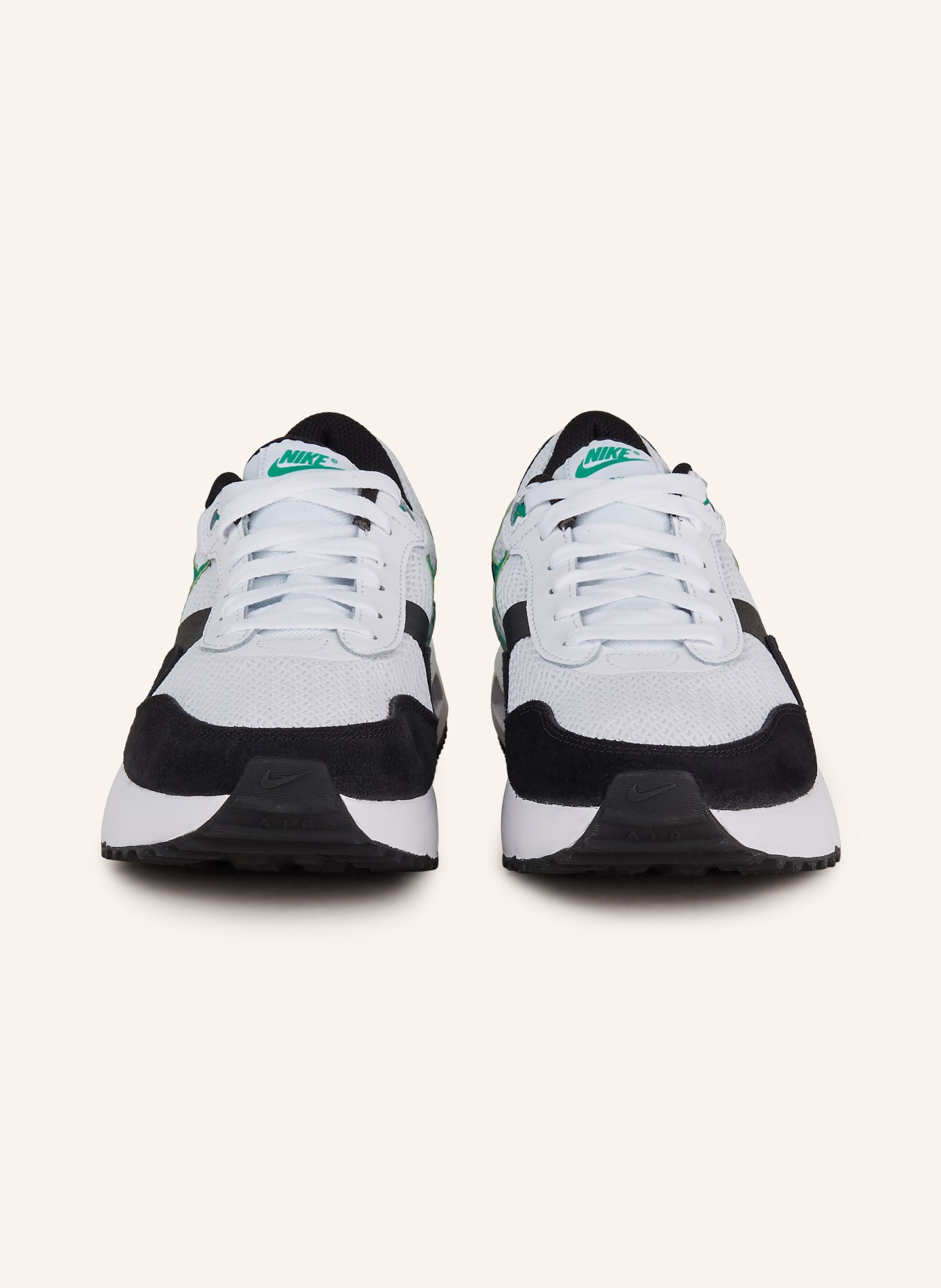 Nike Sneakers AIR MAX SYSTM, Color: WHITE/ BLACK/ GREEN (Image 3)