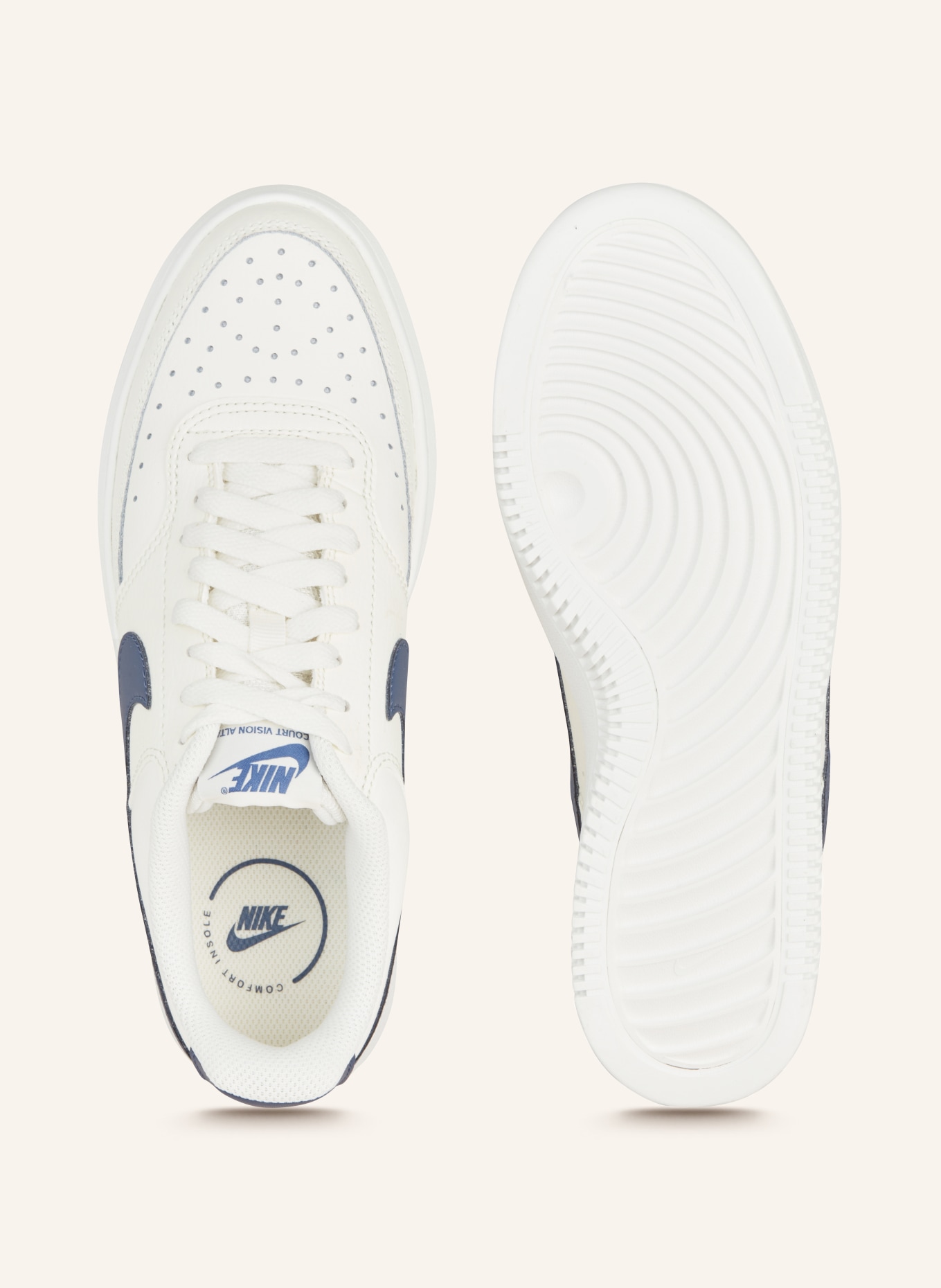 Nike Sneakers COURT VISION ALTA, Color: WHITE/ BLUE (Image 5)
