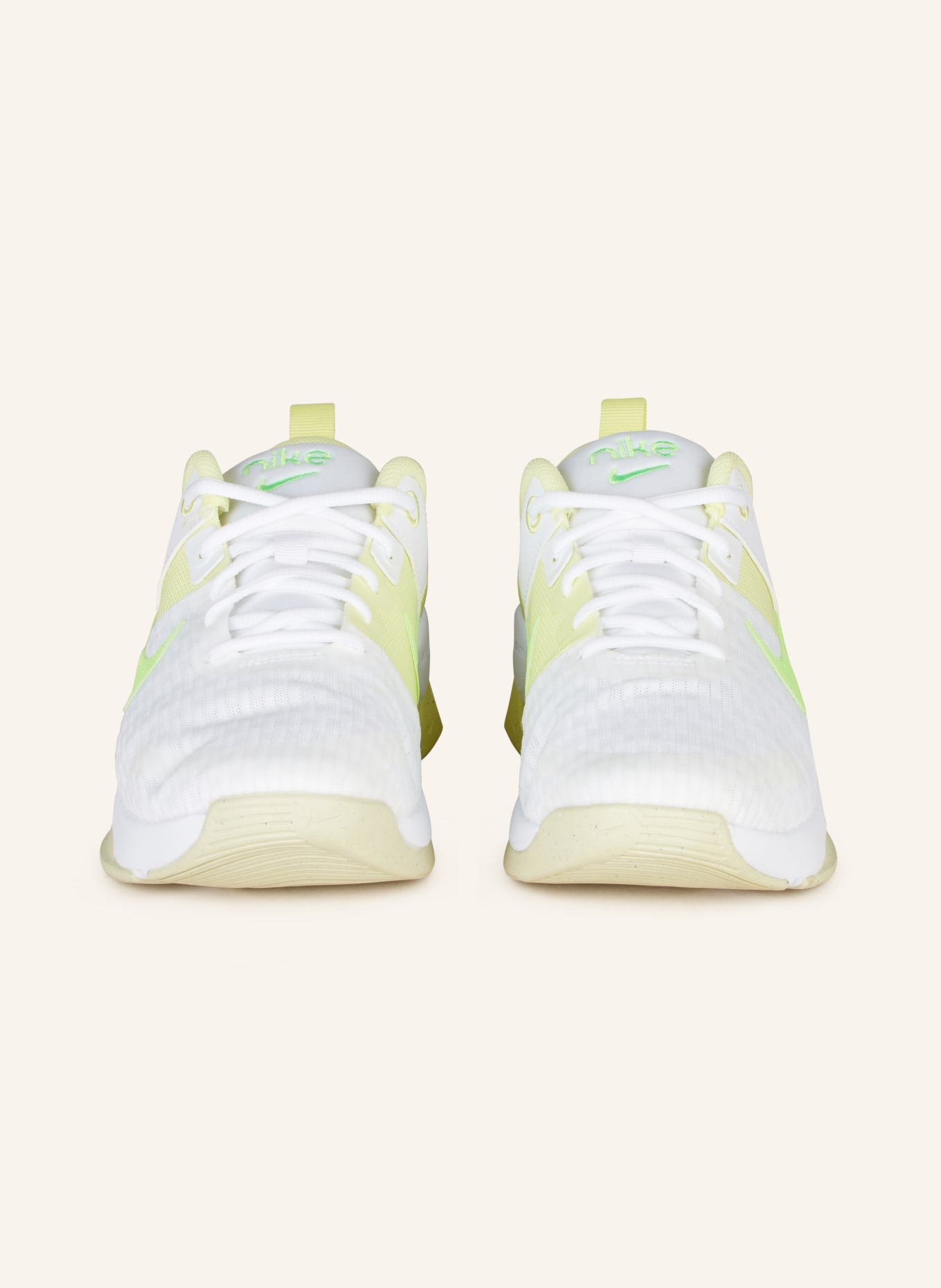 Nike Fitness shoes NIKE AIR ZOOM BELLA 6, Color: WHITE/ LIGHT YELLOW (Image 3)
