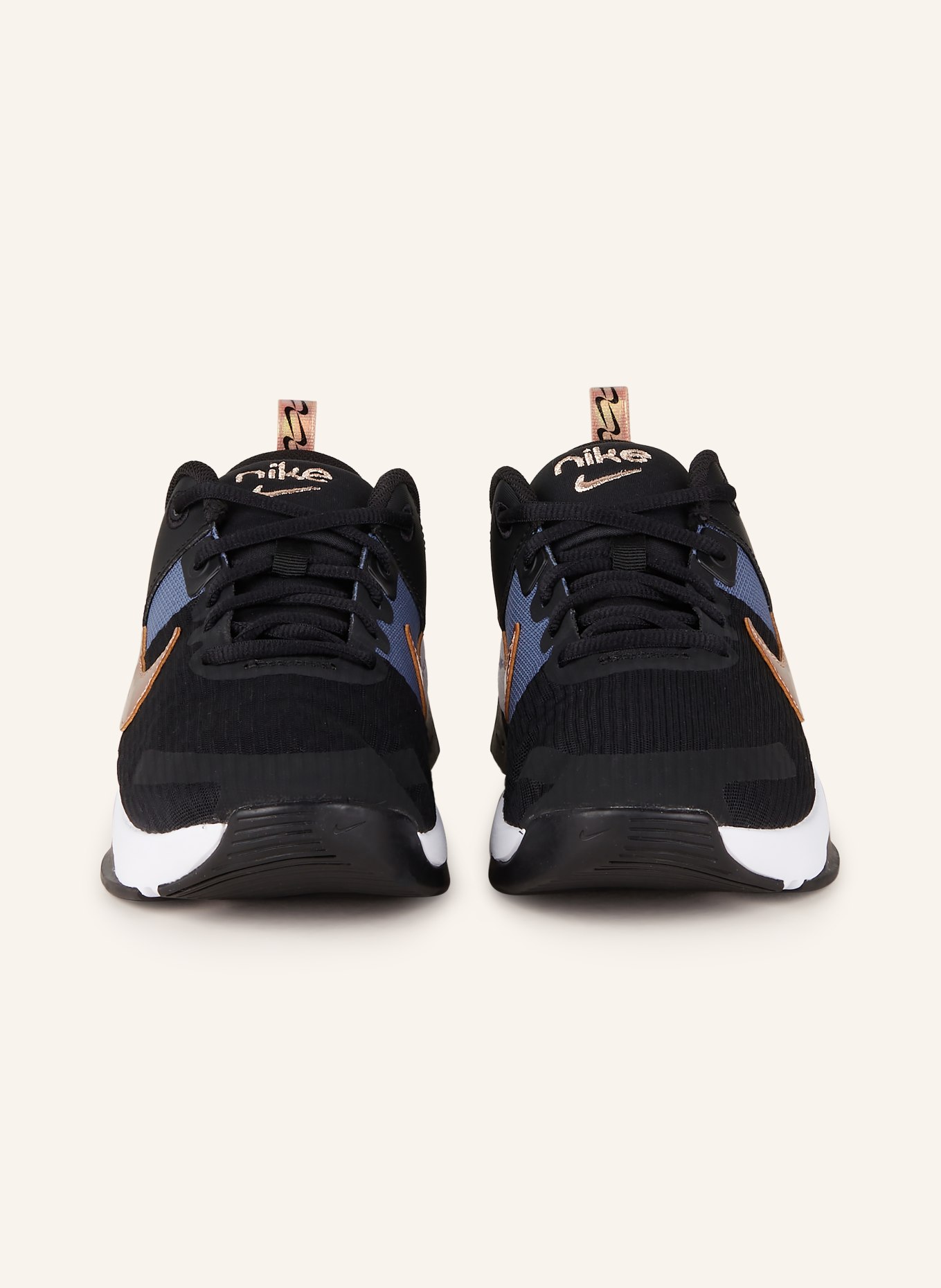 Nike Fitness shoes NIKE AIR ZOOM BELLA 6, Color: BLACK/ BLUE/ ROSE GOLD (Image 3)