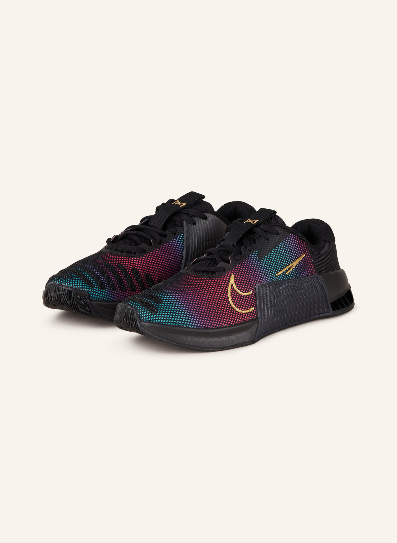 Nike Fitness shoes METCON 9 PRM, Color: BLACK/ PINK/ MINT (Image 1)
