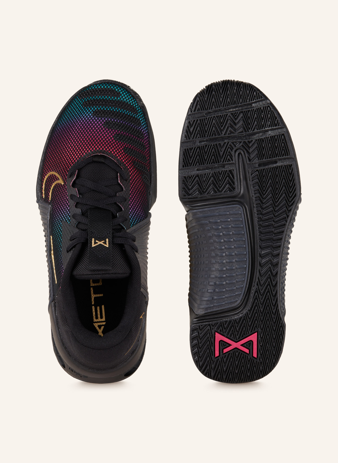 Nike Buty treningowe METCON 9 PRM, Kolor: CZARNY/ MOCNORÓŻOWY/ MIĘTOWY (Obrazek 5)