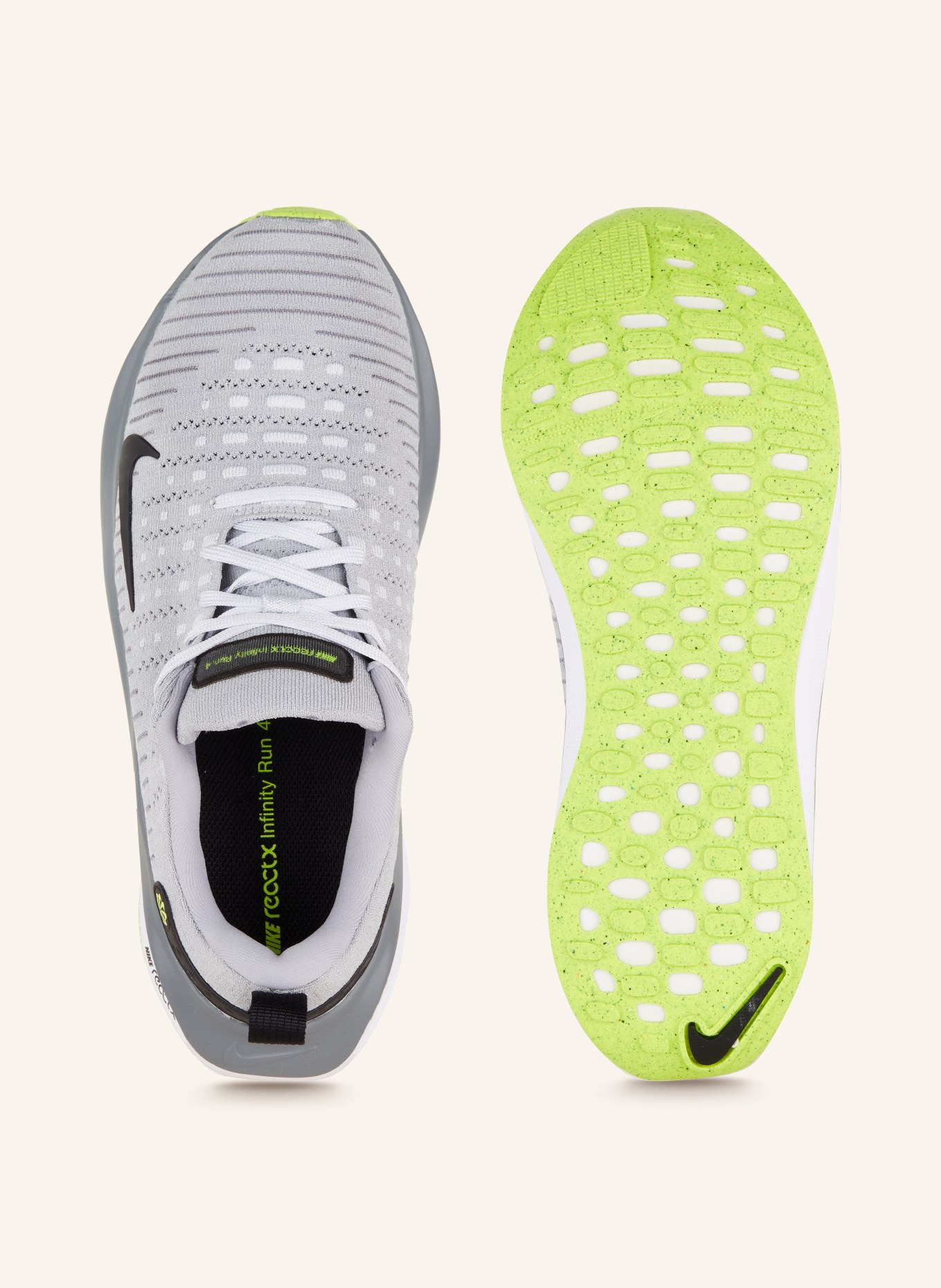 Nike Laufschuhe INIFINITYRN 4, Farbe: GRAU/ SCHWARZ (Bild 5)