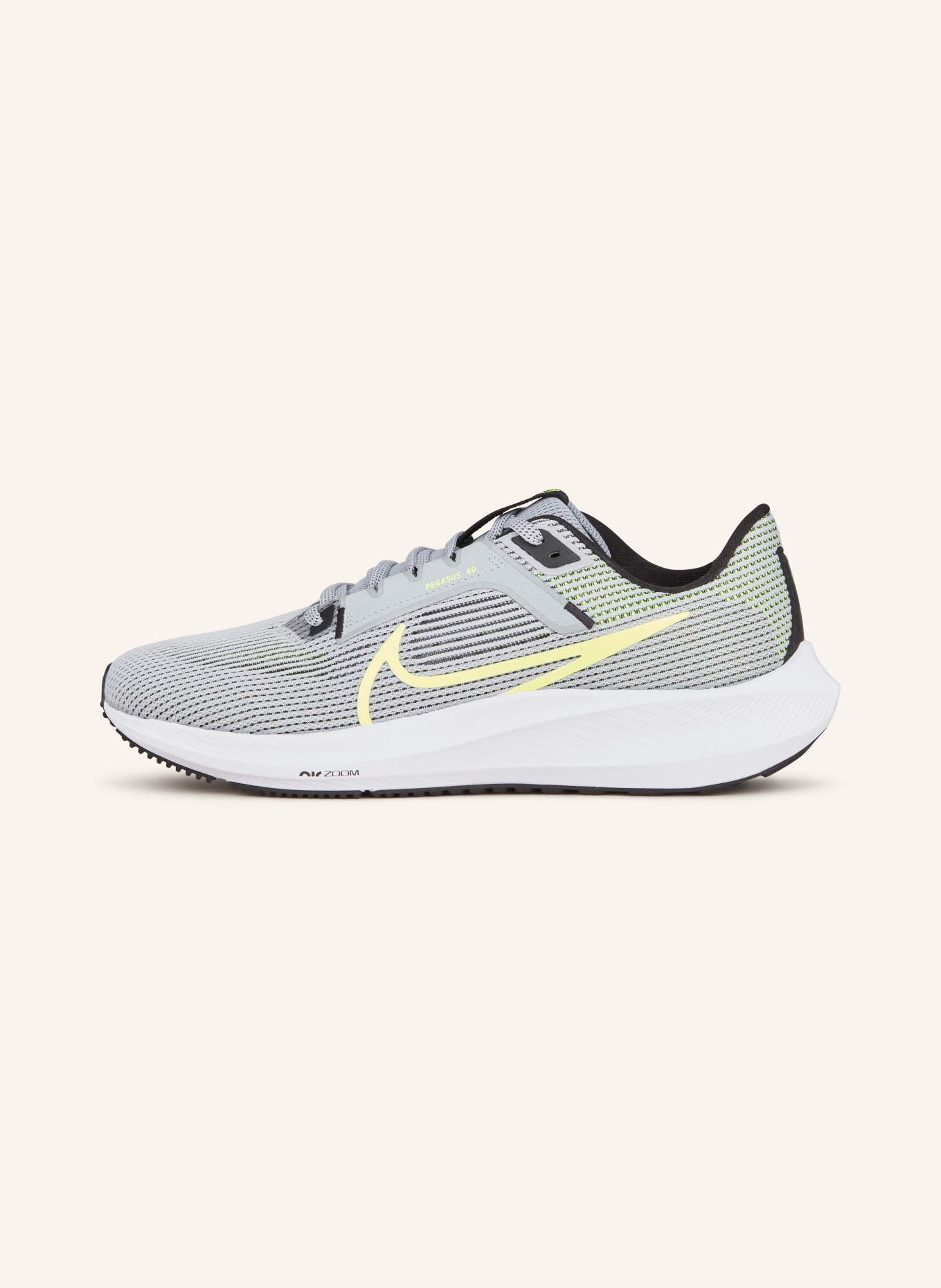 Nike Laufschuhe PEGASUS 40, Farbe: GRAU/ SCHWARZ (Bild 4)