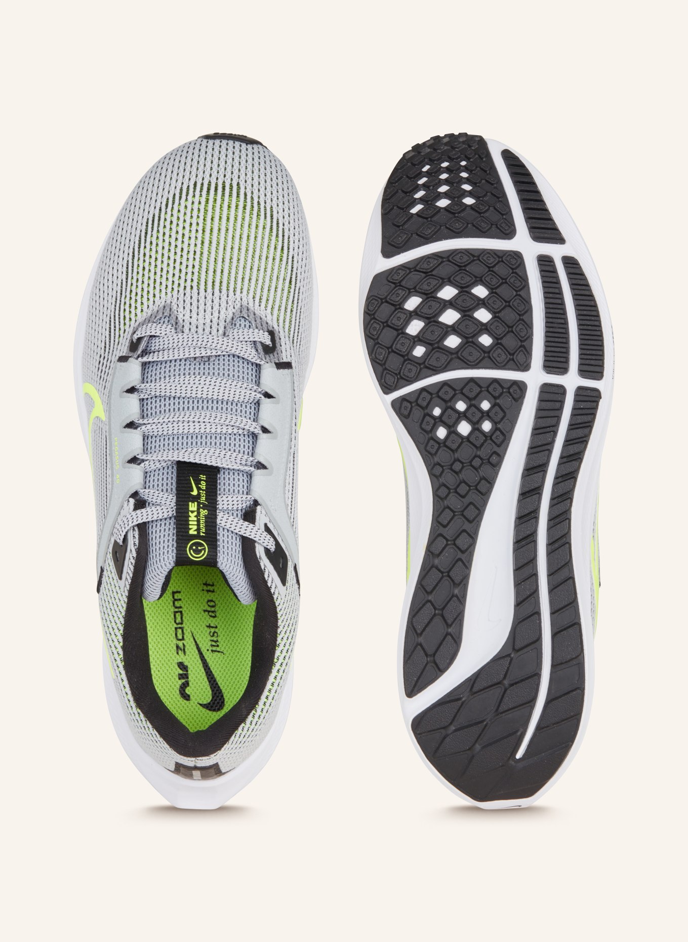 Nike Laufschuhe PEGASUS 40, Farbe: GRAU/ SCHWARZ (Bild 5)
