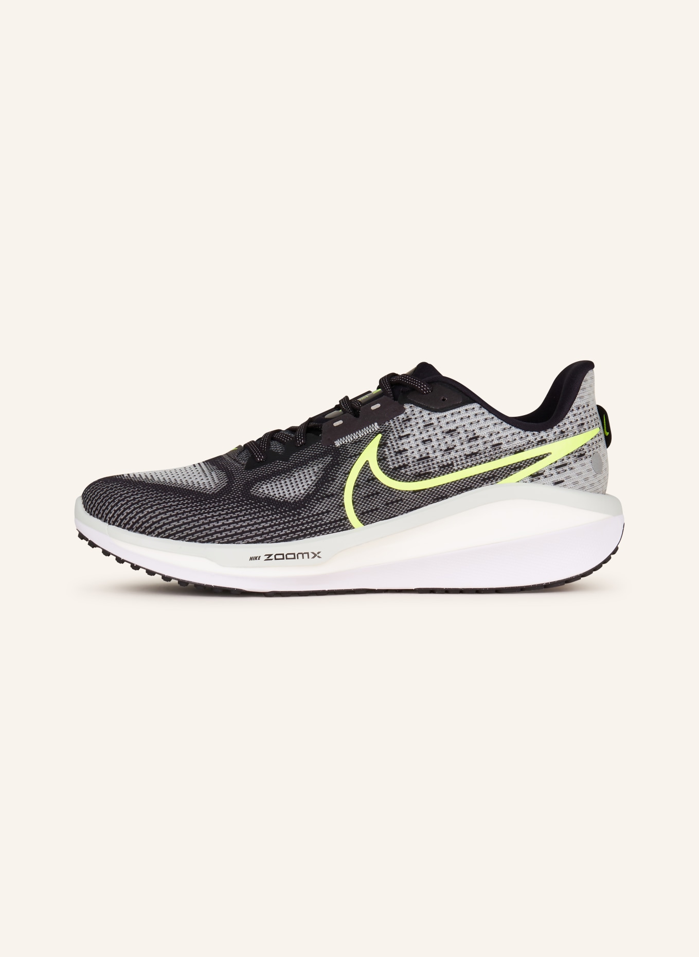 Nike Laufschuhe VOMERO 17, Farbe: HELLGRAU/ DUNKELGRAU/ NEONGELB (Bild 4)