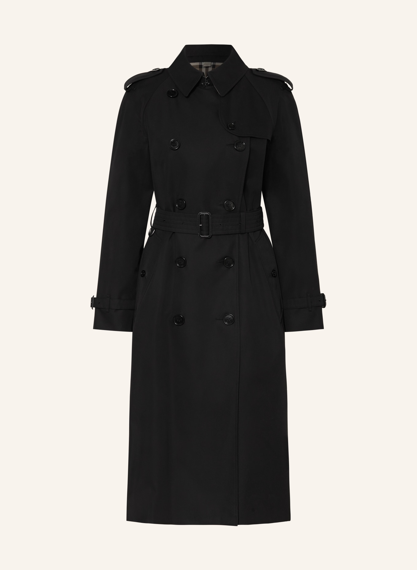 BURBERRY Trench coat WATERLOO 2, Color: BLACK (Image 1)