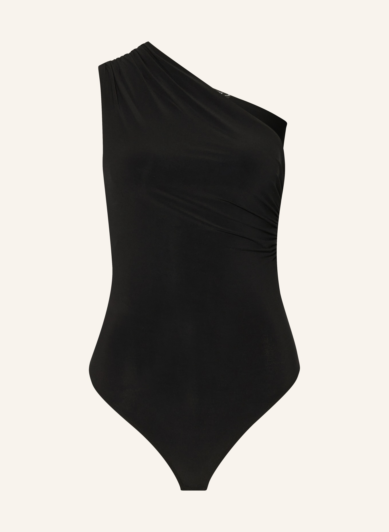 gina tricot One-shoulder body in jersey, Color: BLACK (Image 1)