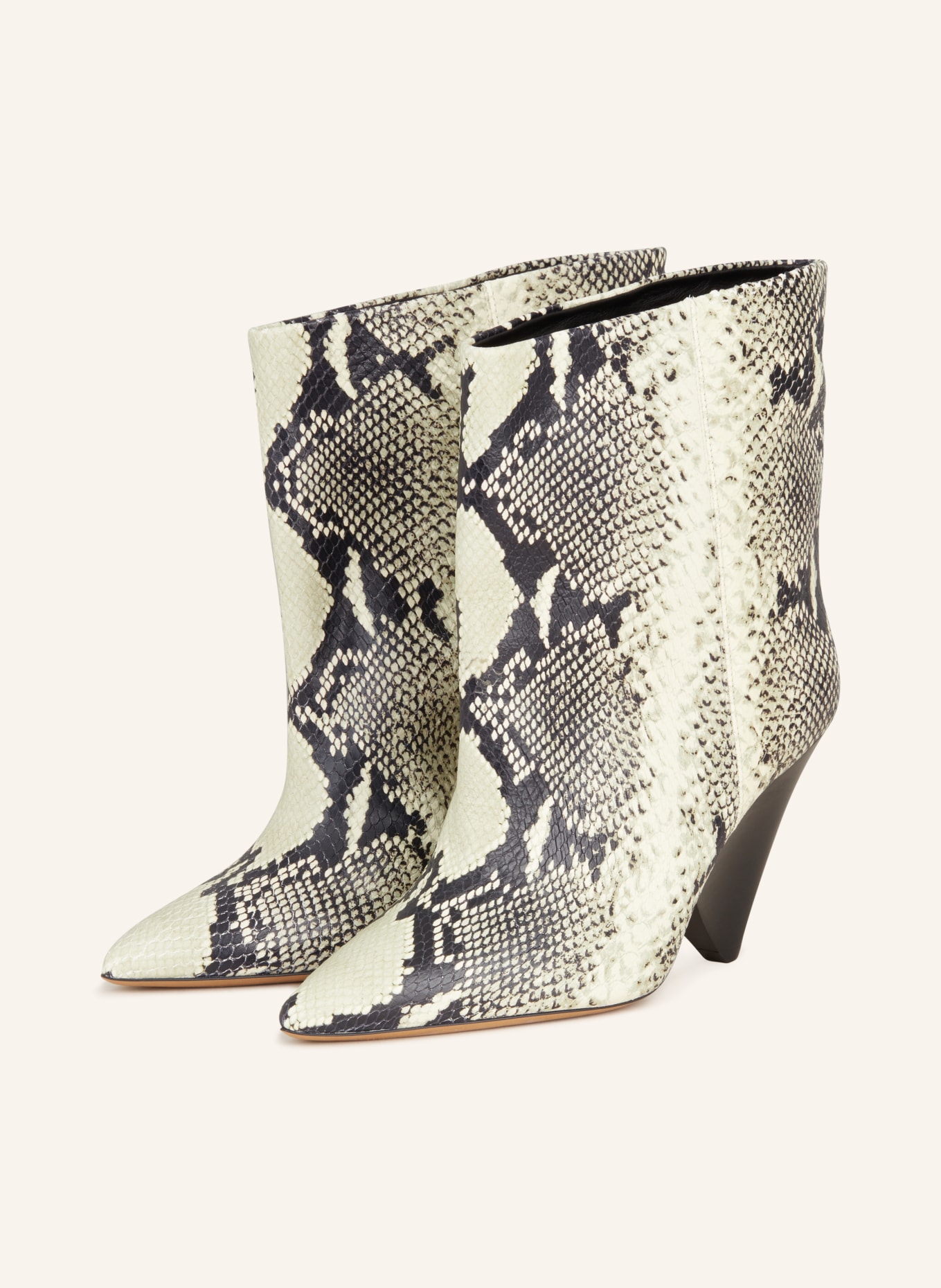 ISABEL MARANT Ankle boots MIYAKO GD, Color: BLACK/ CREAM (Image 1)
