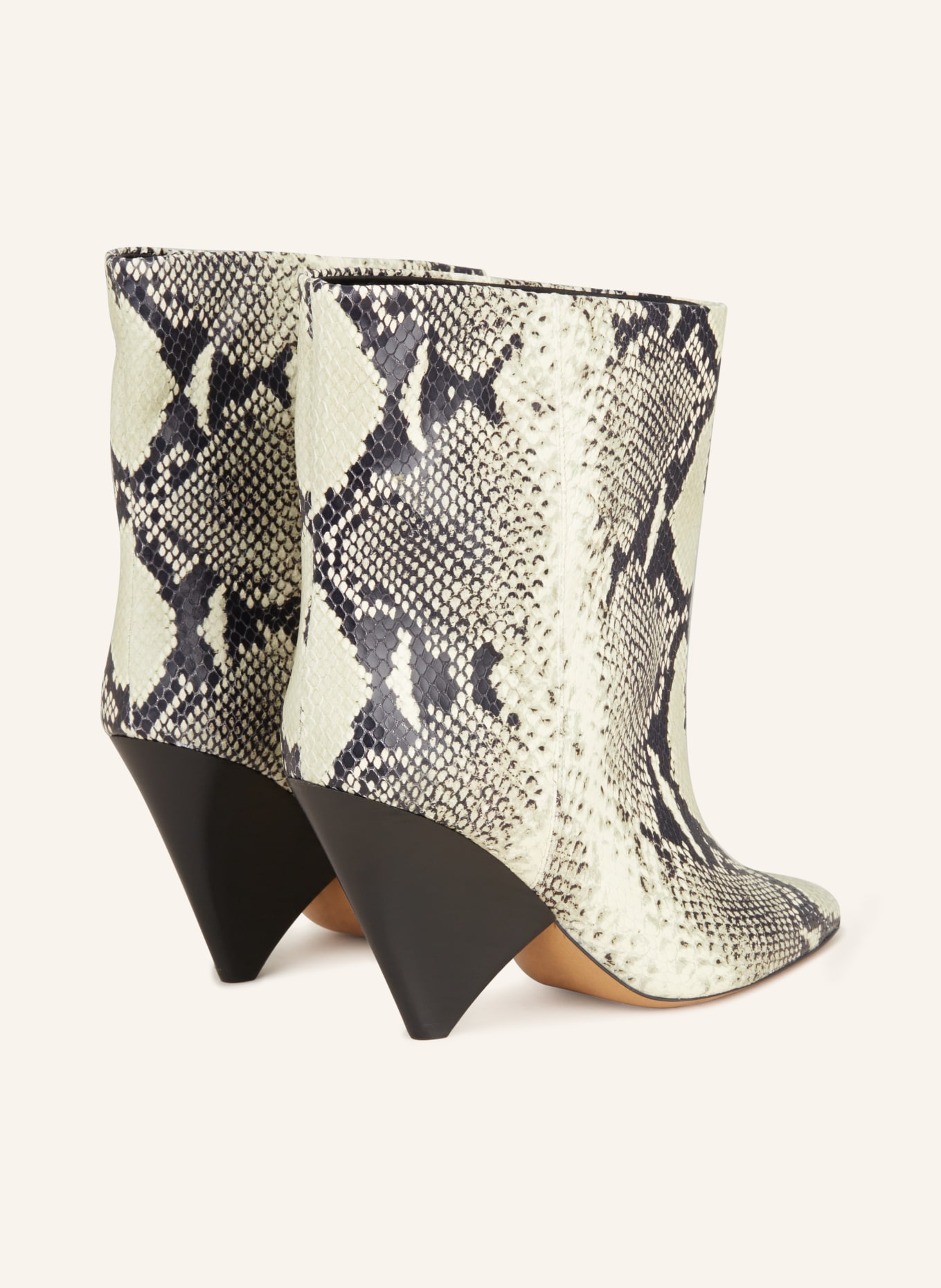ISABEL MARANT Ankle boots MIYAKO GD, Color: BLACK/ CREAM (Image 2)