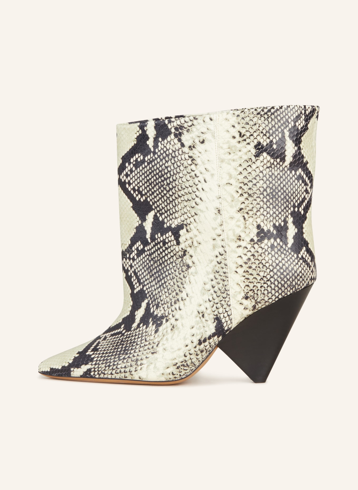 ISABEL MARANT Ankle boots MIYAKO GD, Color: BLACK/ CREAM (Image 4)